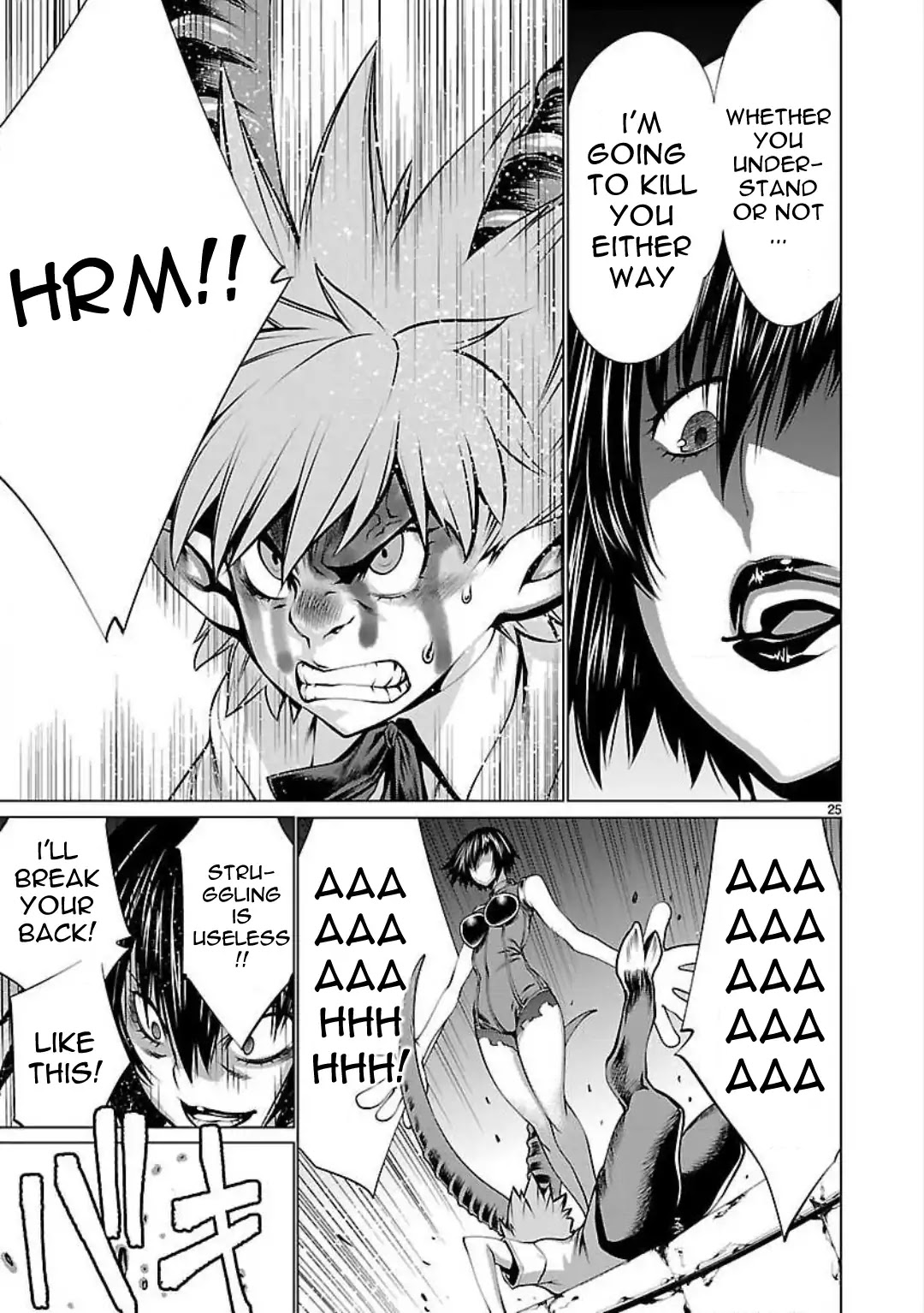 Killing Bites Chapter 47 page 26 - Chapter 47: If I Run Away Here, I'll Never Be The Champion!