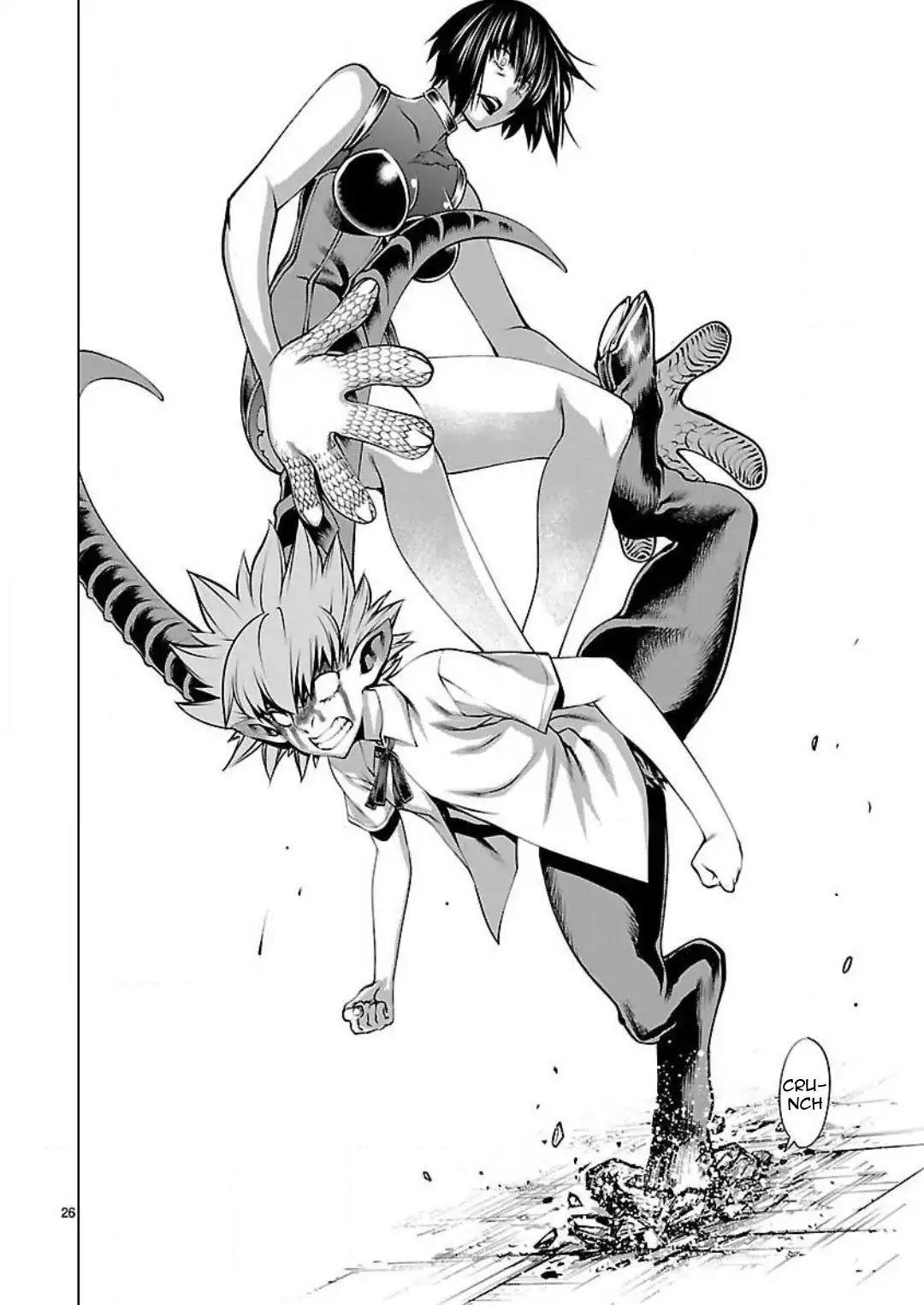 Killing Bites Chapter 47 page 27 - Chapter 47: If I Run Away Here, I'll Never Be The Champion!