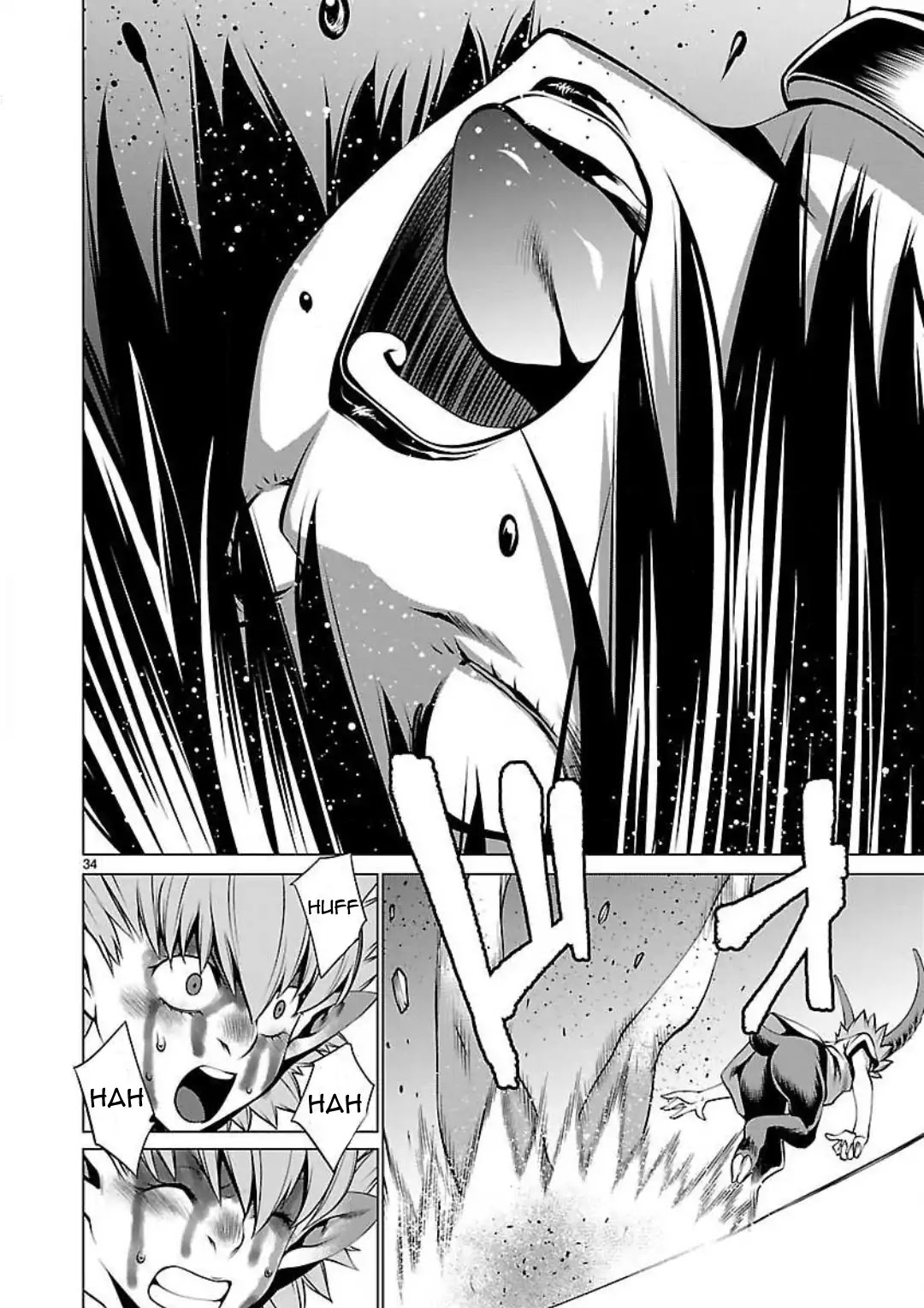 Killing Bites Chapter 47 page 34 - Chapter 47: If I Run Away Here, I'll Never Be The Champion!