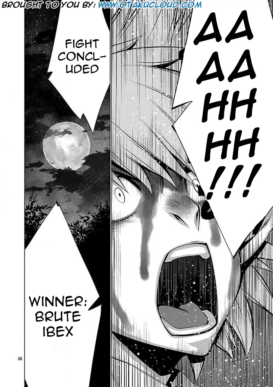 Killing Bites Chapter 47 page 36 - Chapter 47: If I Run Away Here, I'll Never Be The Champion!