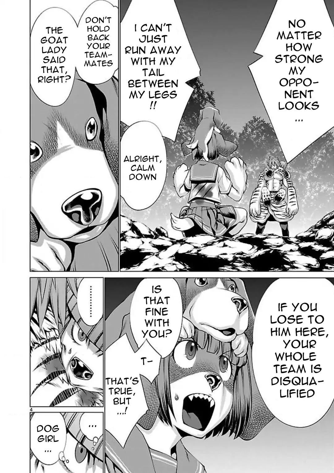 Killing Bites Chapter 47 page 5 - Chapter 47: If I Run Away Here, I'll Never Be The Champion!
