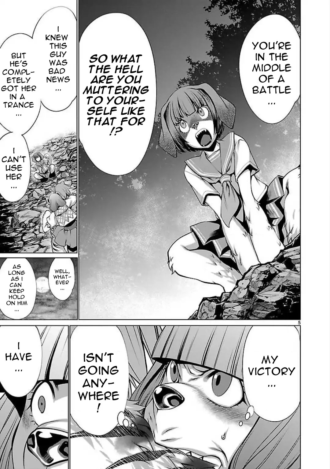 Killing Bites Chapter 47 page 6 - Chapter 47: If I Run Away Here, I'll Never Be The Champion!