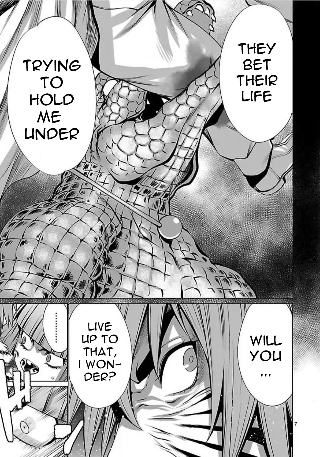 Killing Bites Chapter 47 page 8 - Chapter 47: If I Run Away Here, I'll Never Be The Champion!