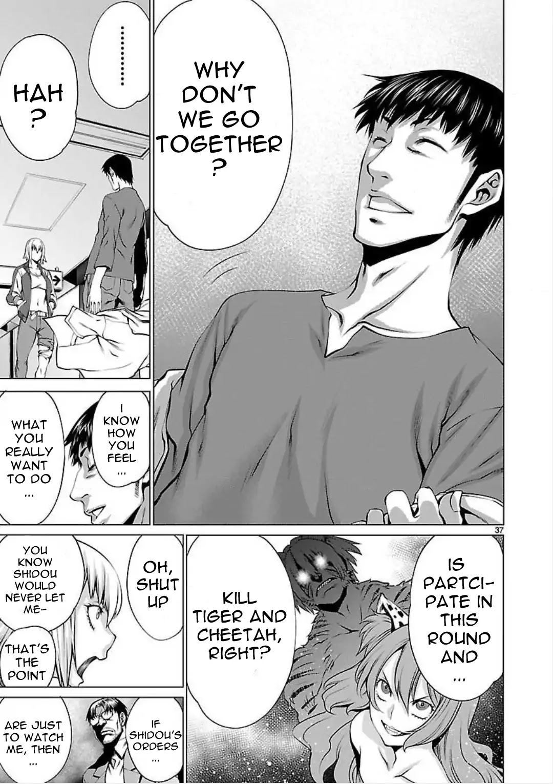 Killing Bites Chapter 49 page 37 - Chapter 49: I Made A Friend For The First Time In My Life
