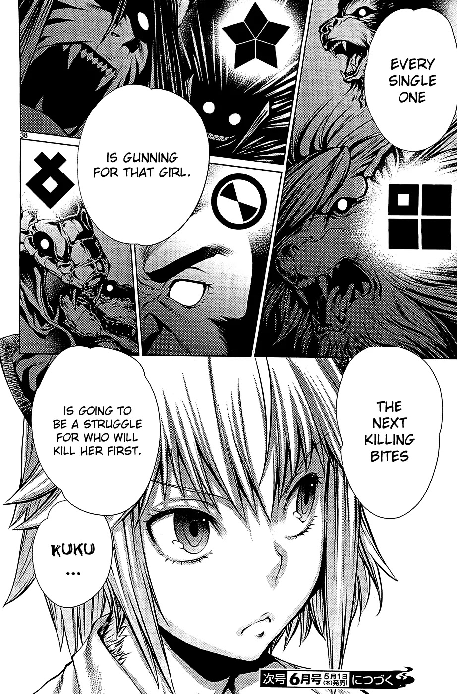 Killing Bites Chapter 5 page 38 - Chapter 5: Damn, I Think I’m in Love