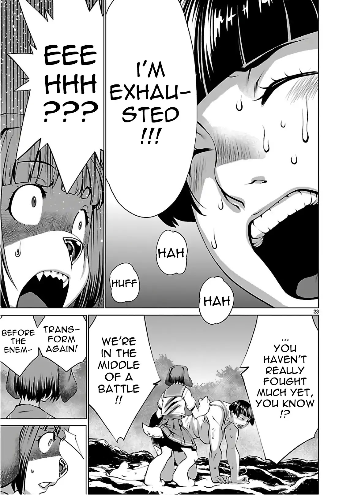 Killing Bites Chapter 50 page 24 - Chapter 50: Save Me, Nunupi!