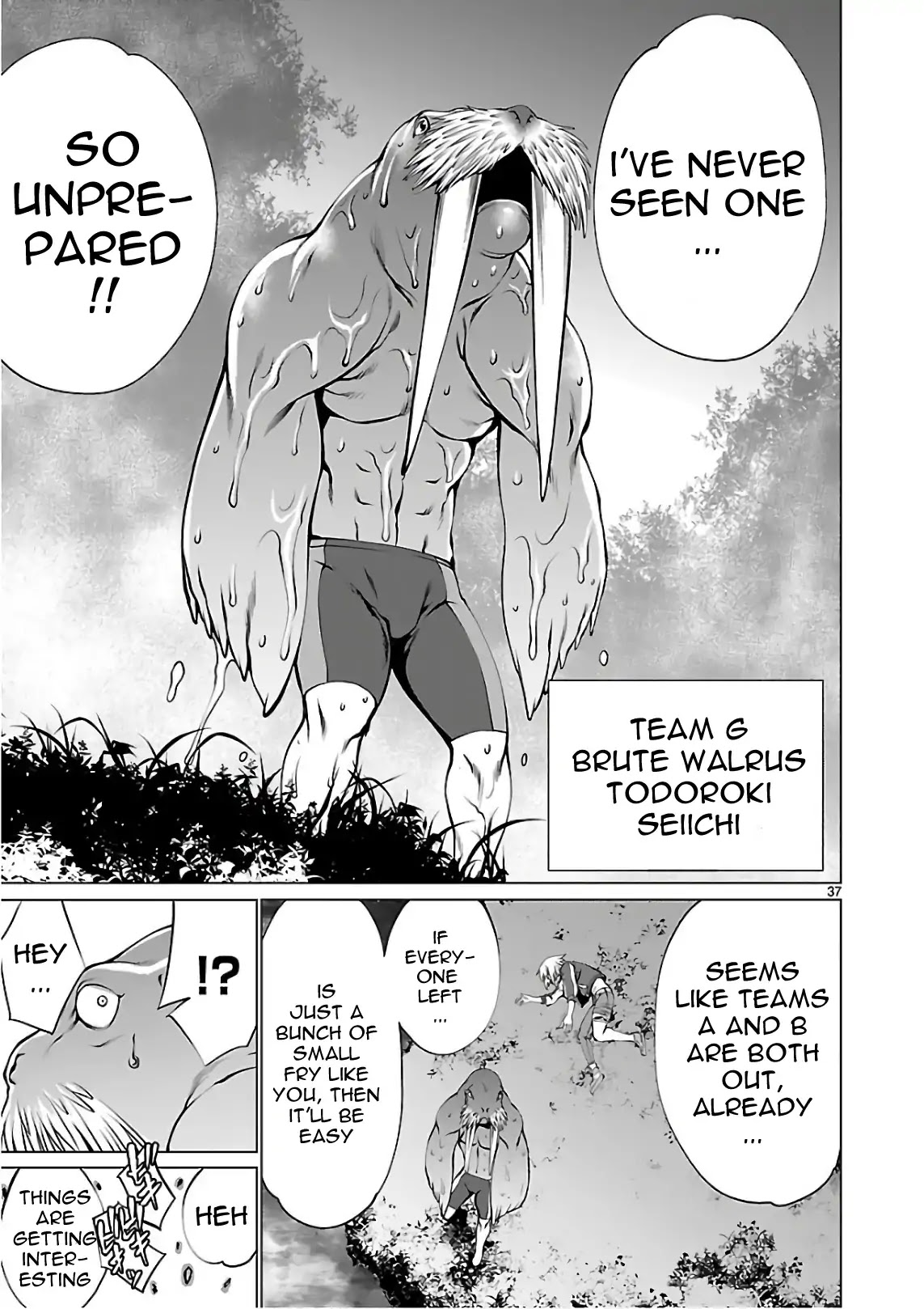 Killing Bites Chapter 50 page 37 - Chapter 50: Save Me, Nunupi!