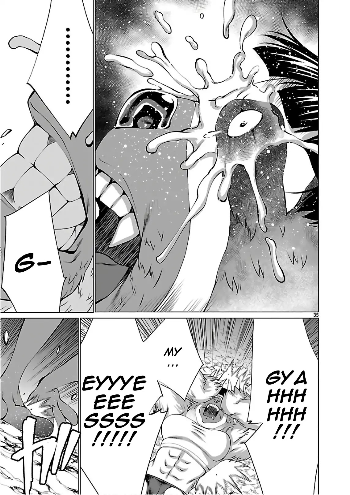 Killing Bites Chapter 53 page 35 - Chapter 53: Aren't I Your Friend!?