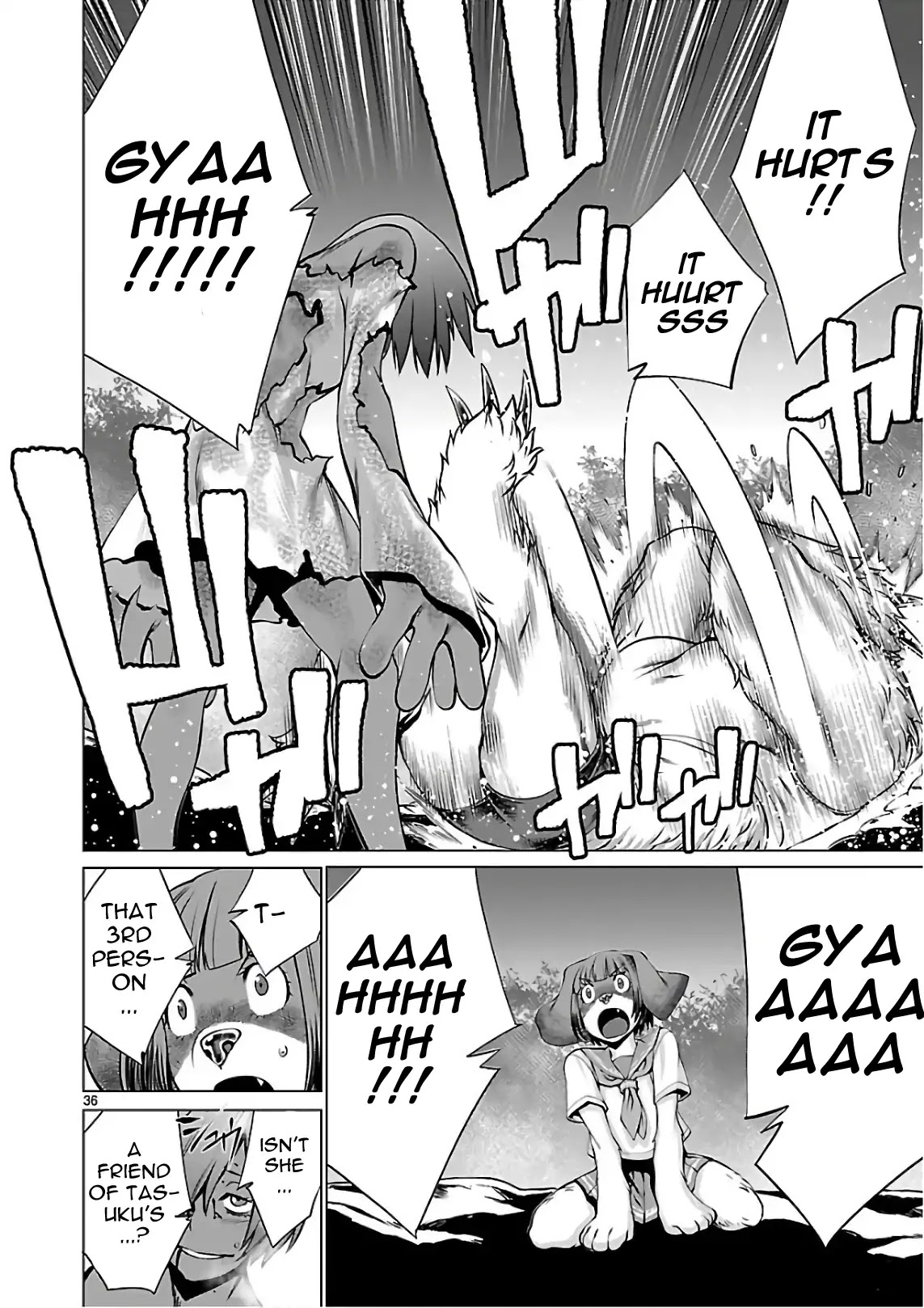 Killing Bites Chapter 53 page 36 - Chapter 53: Aren't I Your Friend!?