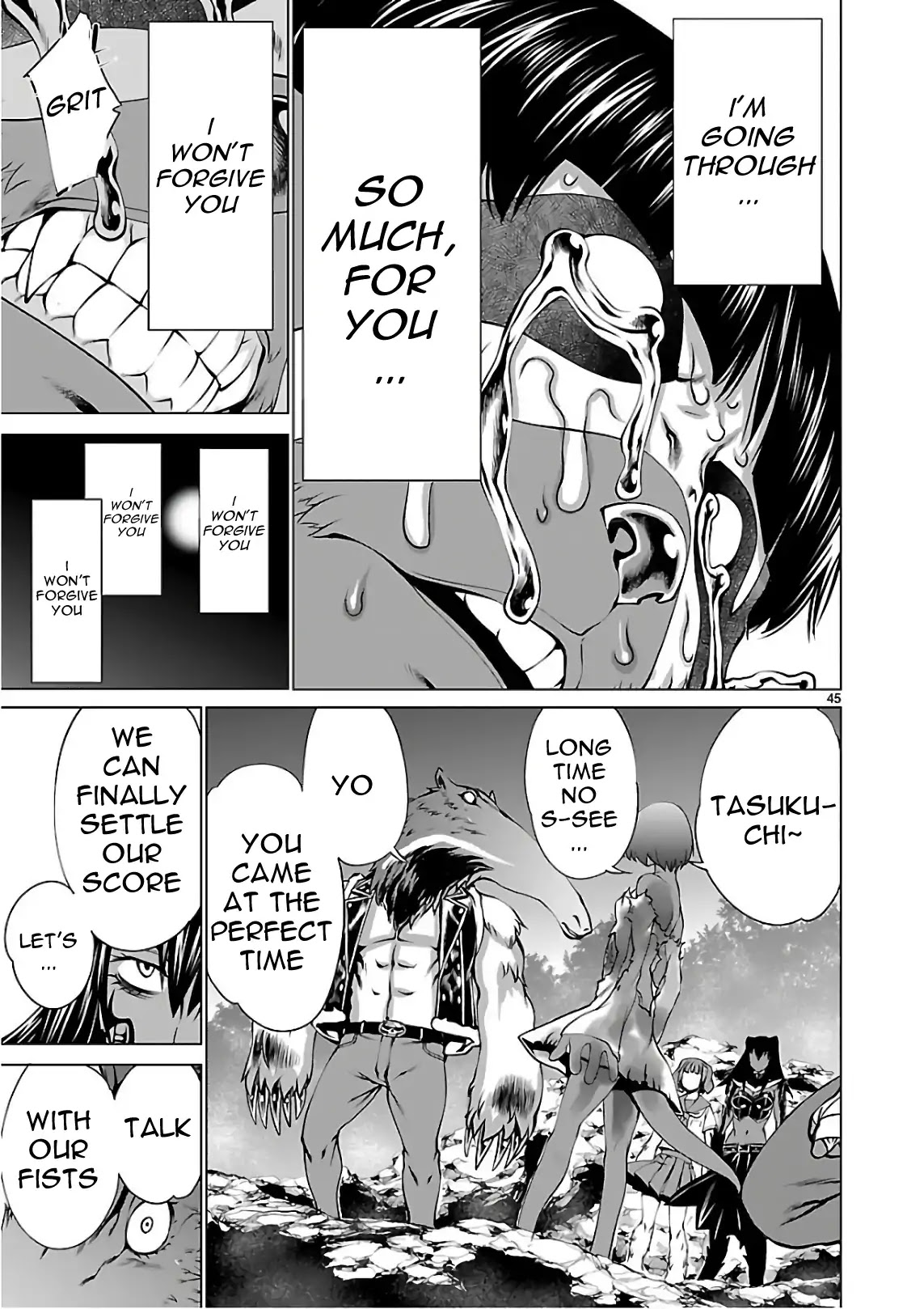 Killing Bites Chapter 53 page 45 - Chapter 53: Aren't I Your Friend!?