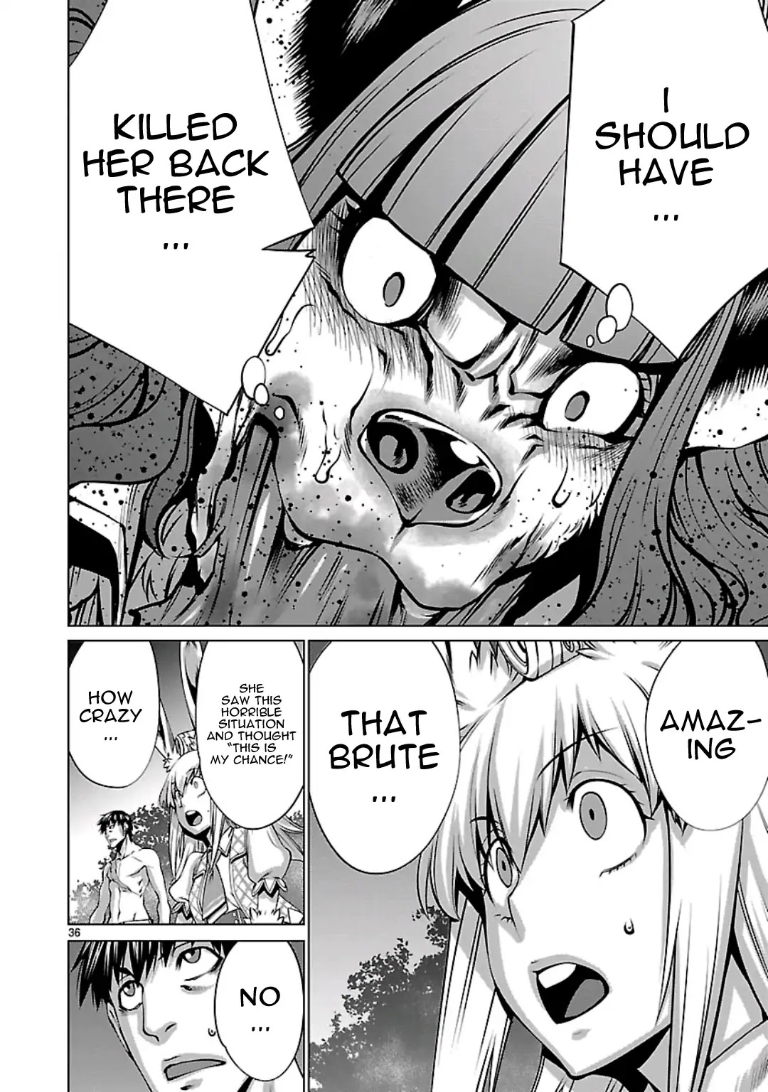 Killing Bites Chapter 56 page 36 - Chapter 56: I Was Waiting For A Chance Like This