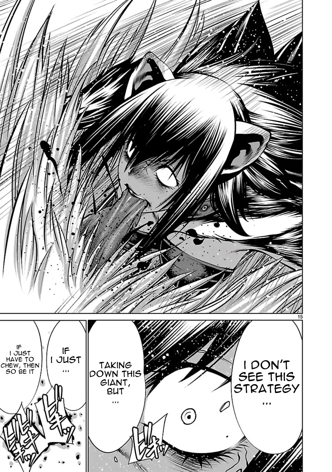 Killing Bites Chapter 57 page 15 - Chapter 57: Nodoka-Chan Is Crying