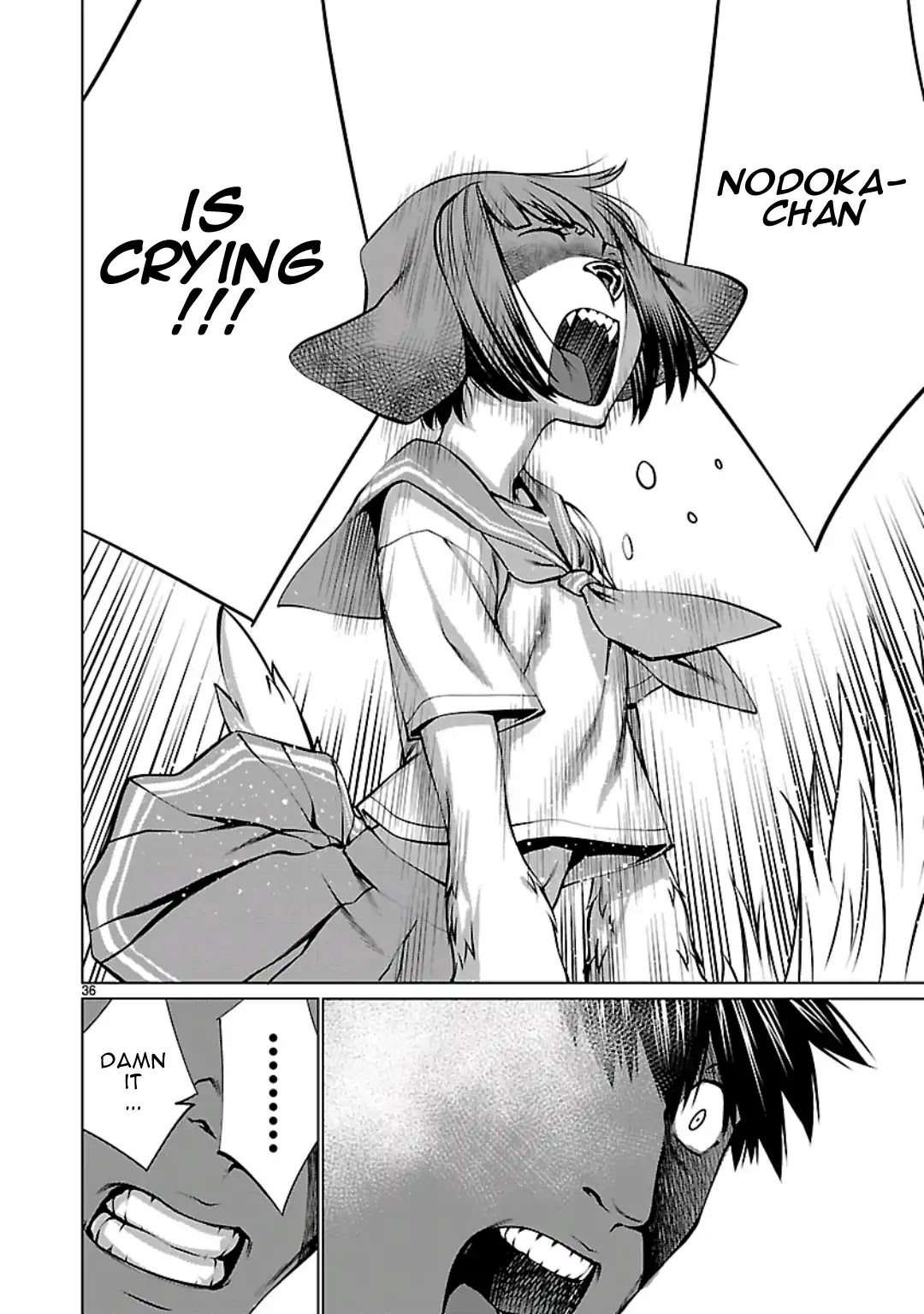 Killing Bites Chapter 57 page 34 - Chapter 57: Nodoka-Chan Is Crying