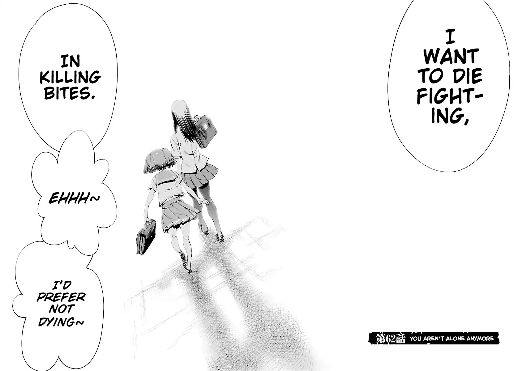 Killing Bites Chapter 62 page 2 - Chapter 62: You Aren't Alone Anymore