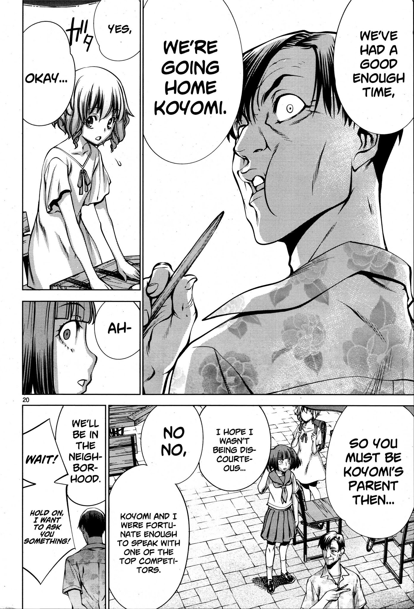 Killing Bites Chapter 69 page 20 - Chapter 69: "I Was Desperate to Endure It"