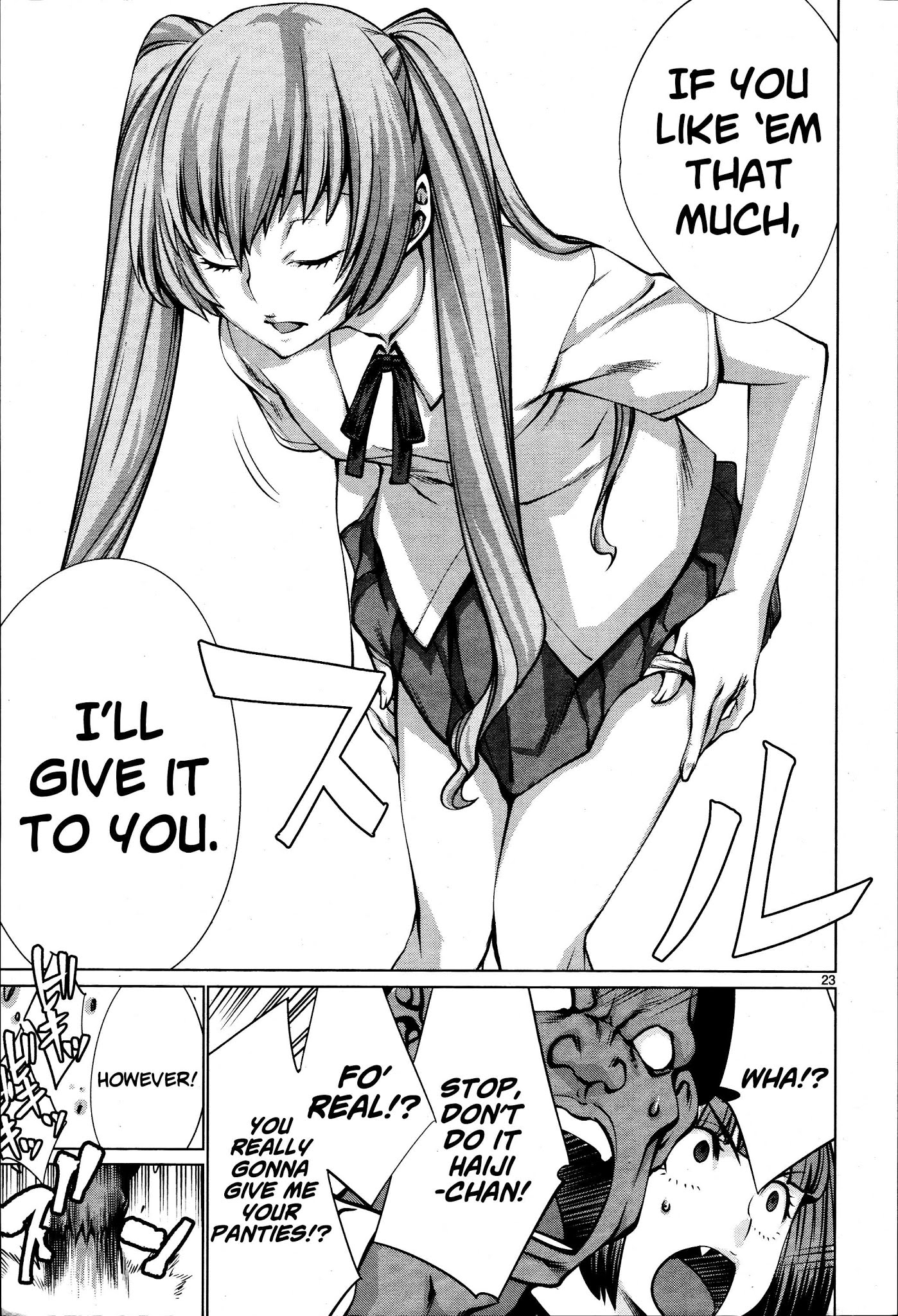 Killing Bites Chapter 70 page 21 - Chapter 70: "If You Like 'em That Much, I'll Give it to You."