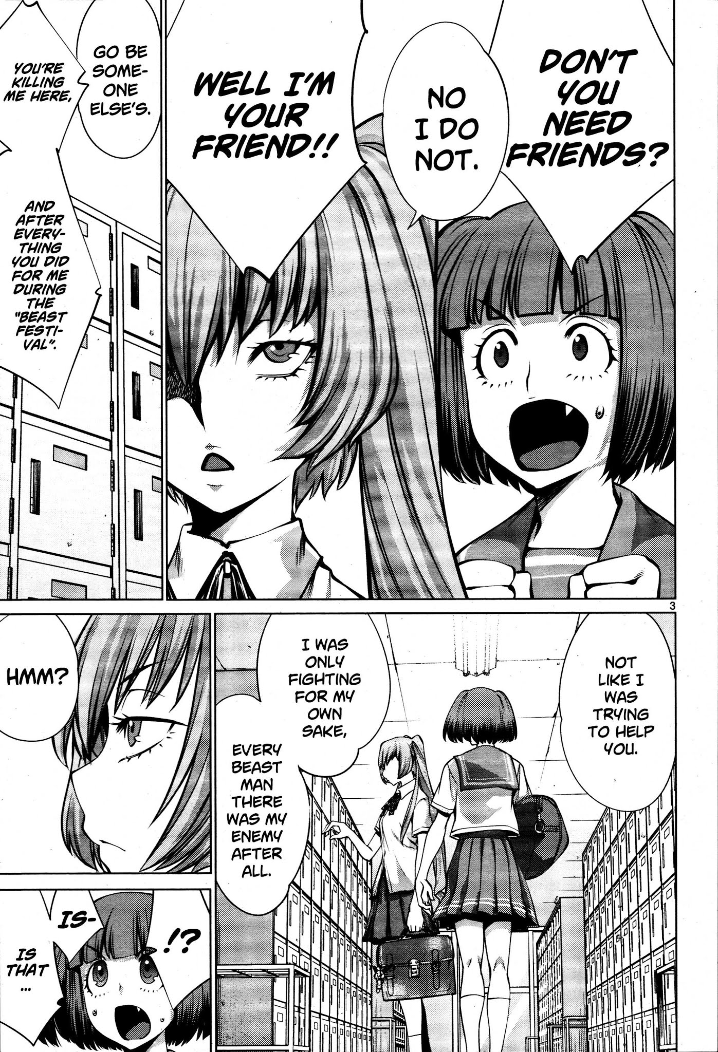 Killing Bites Chapter 70 page 3 - Chapter 70: "If You Like 'em That Much, I'll Give it to You."