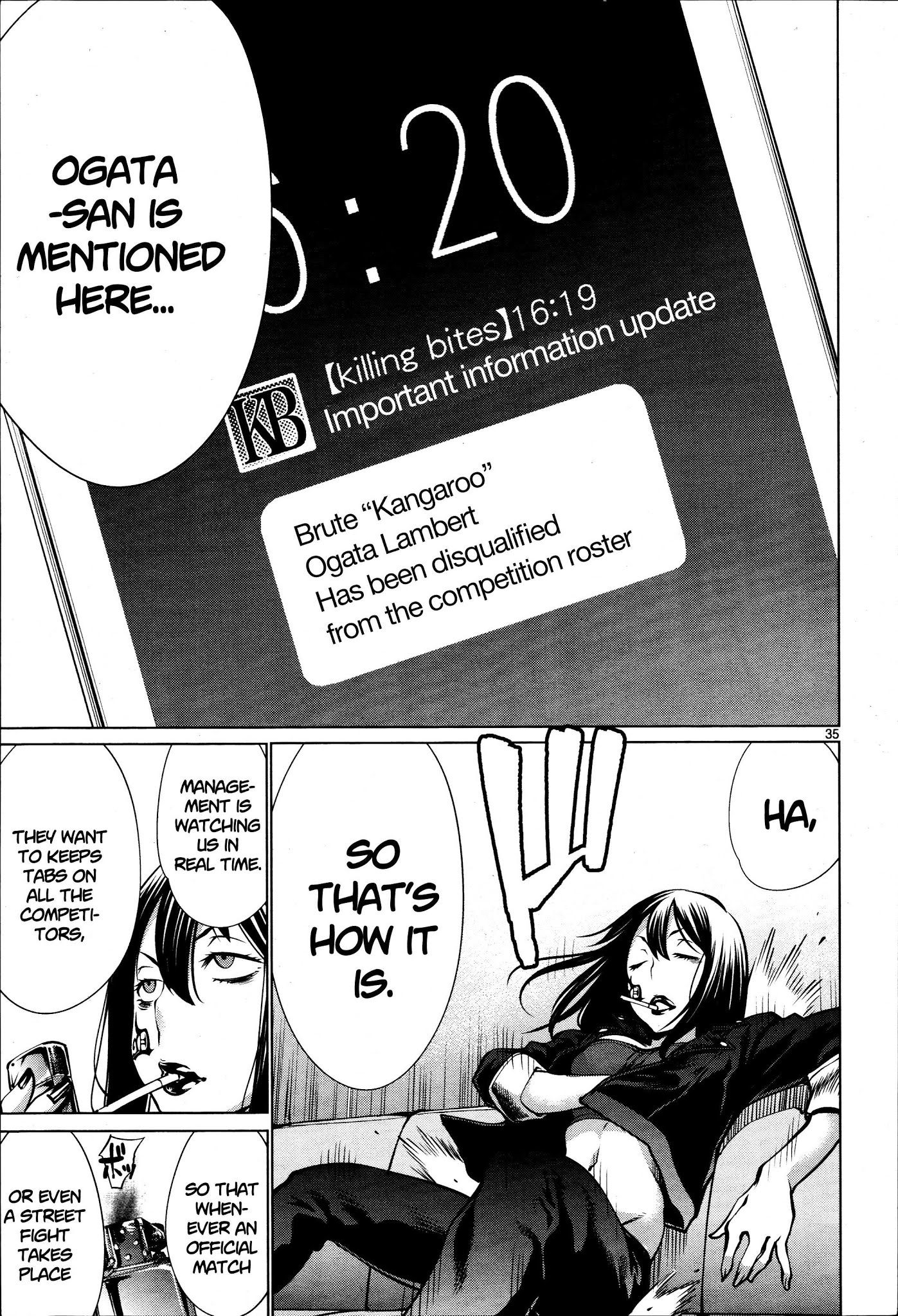 Killing Bites Chapter 70 page 31 - Chapter 70: "If You Like 'em That Much, I'll Give it to You."