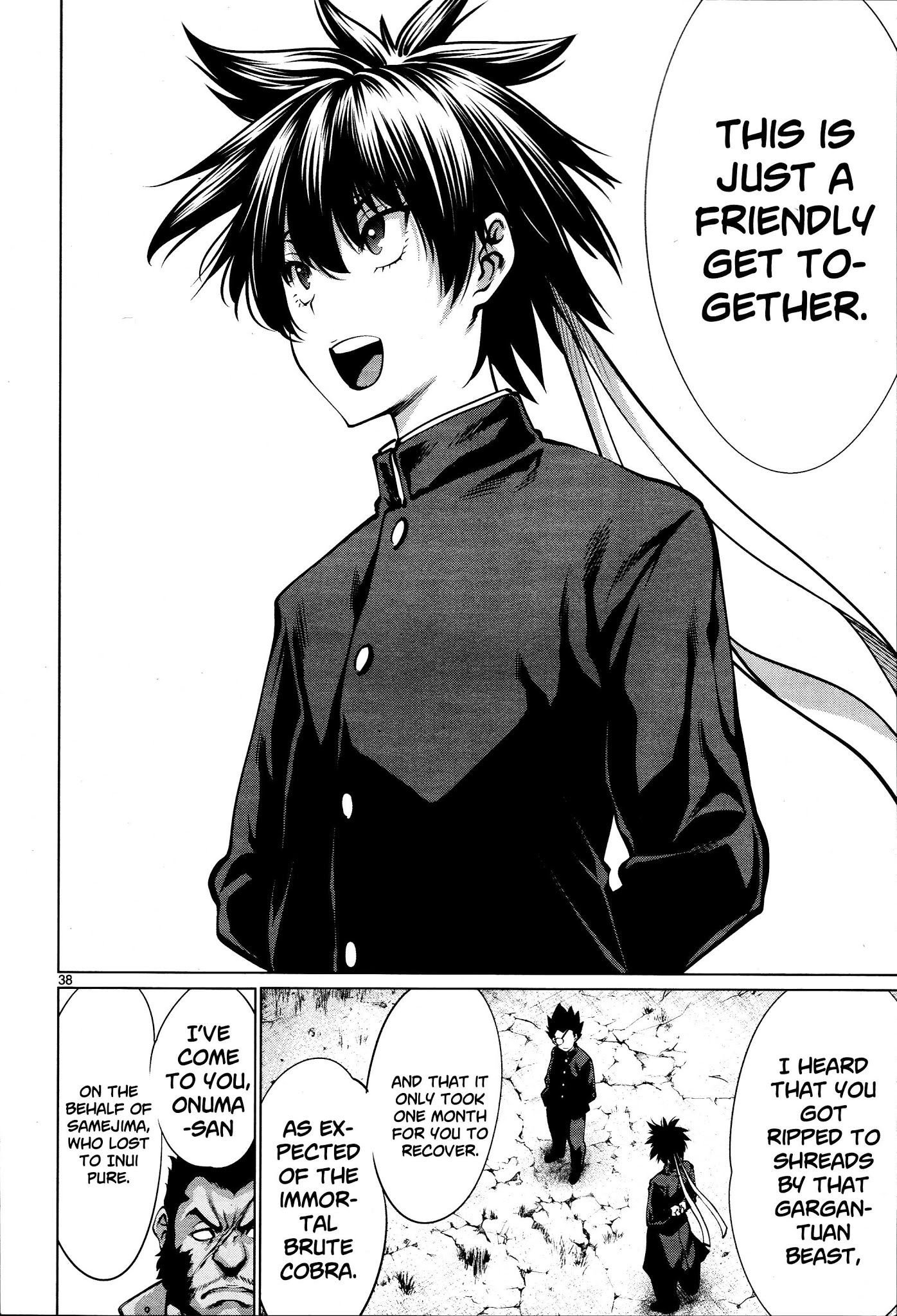 Killing Bites Chapter 70 page 34 - Chapter 70: "If You Like 'em That Much, I'll Give it to You."