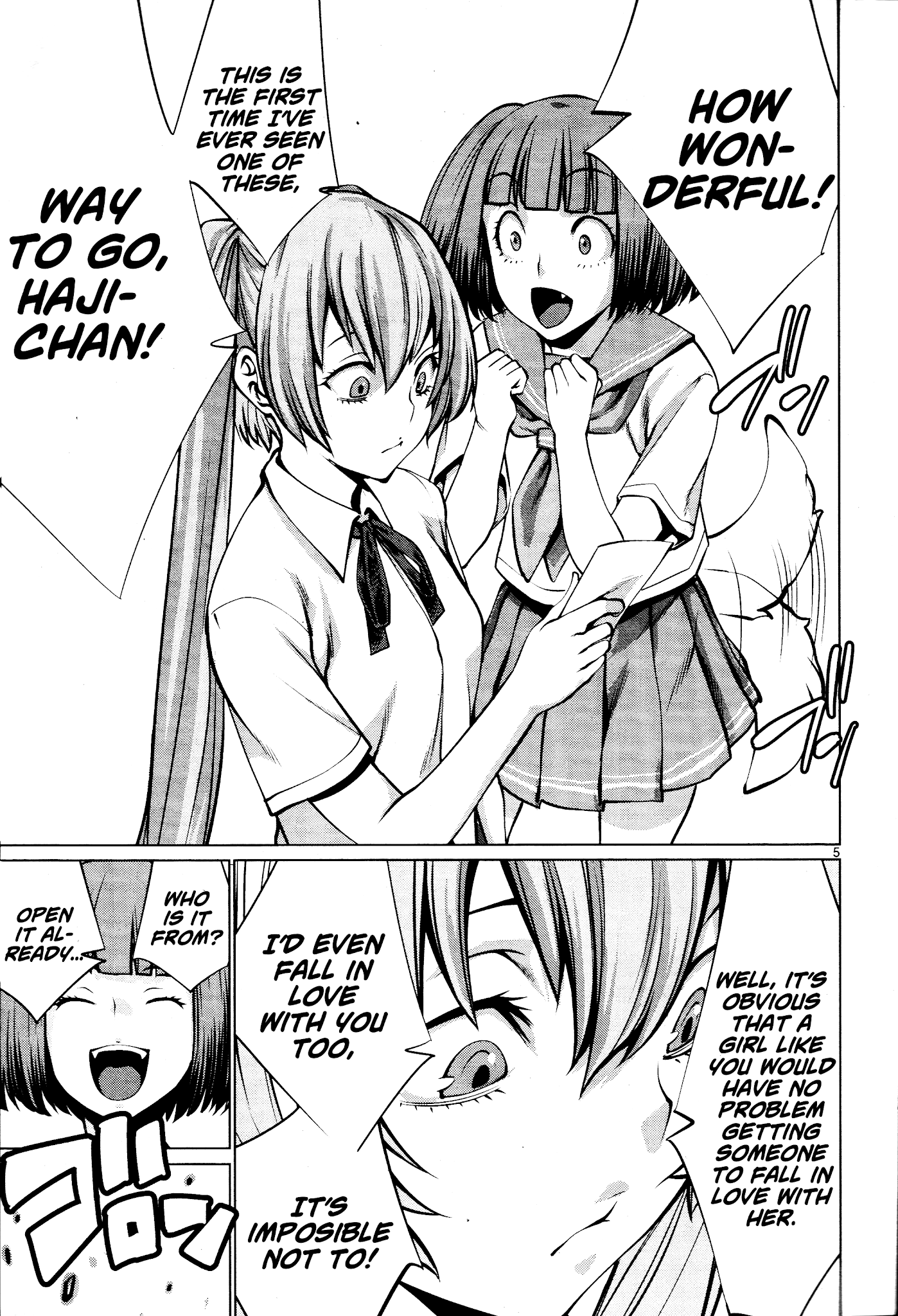 Killing Bites Chapter 70 page 5 - Chapter 70: "If You Like 'em That Much, I'll Give it to You."