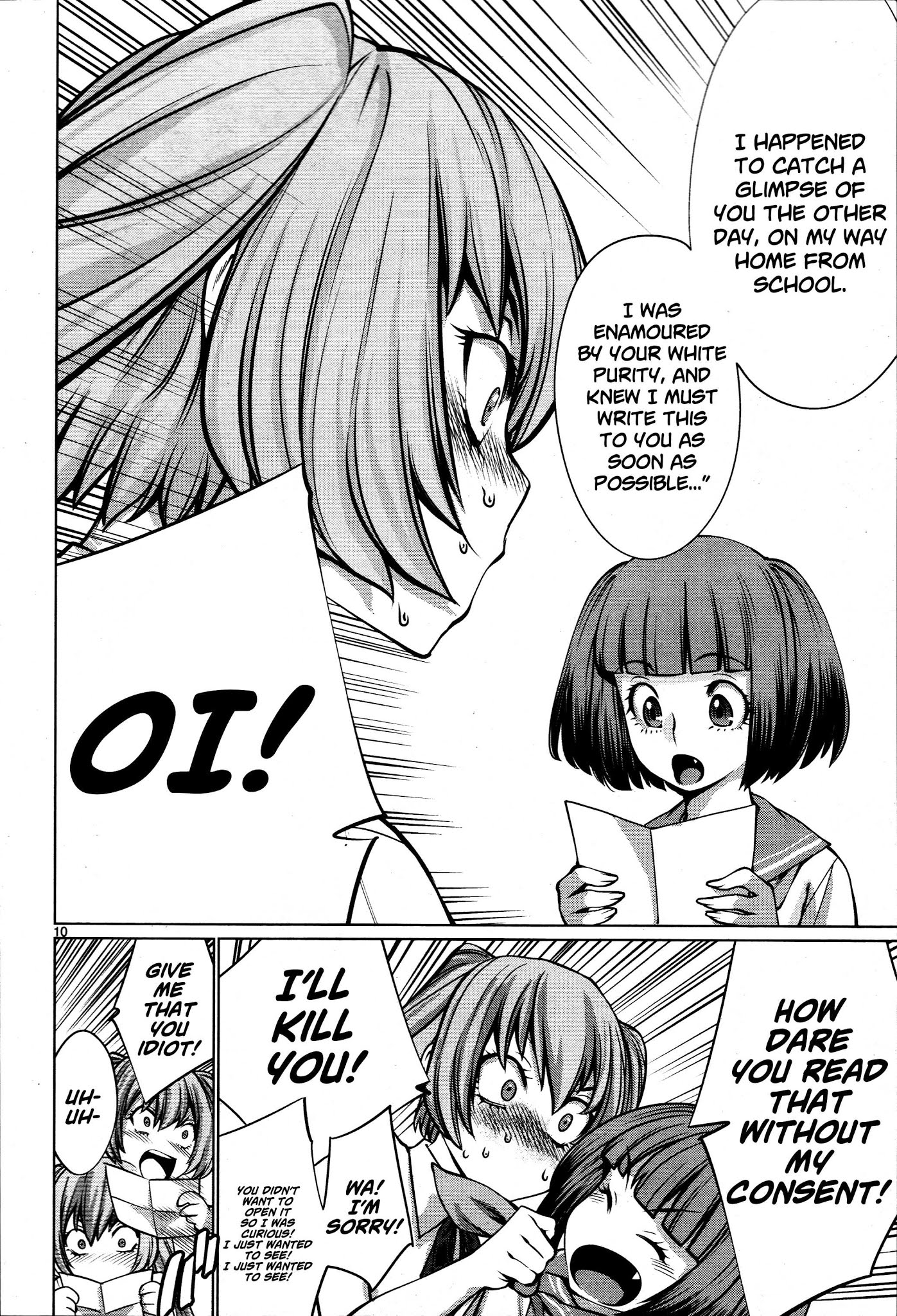 Killing Bites Chapter 70 page 9 - Chapter 70: "If You Like 'em That Much, I'll Give it to You."