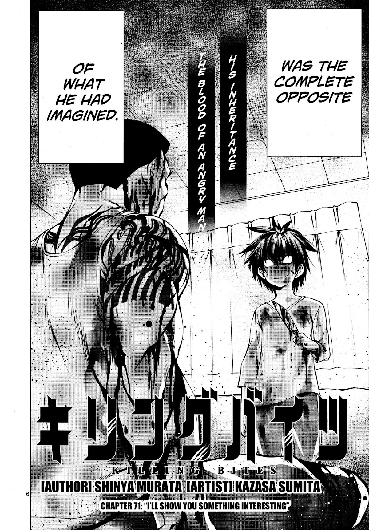 Killing Bites Chapter 71 page 6 - Chapter 71: "I'll Show You Something Interesting"