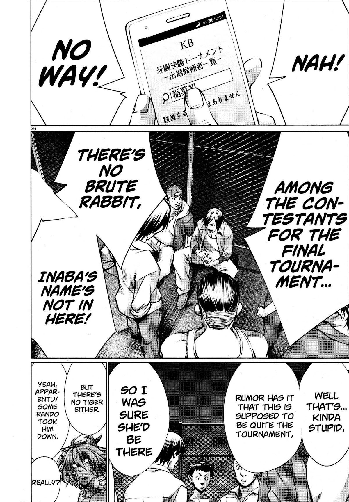 Killing Bites Chapter 72 page 26 - Chapter 72: "It Was You Who Saved Hitomi"