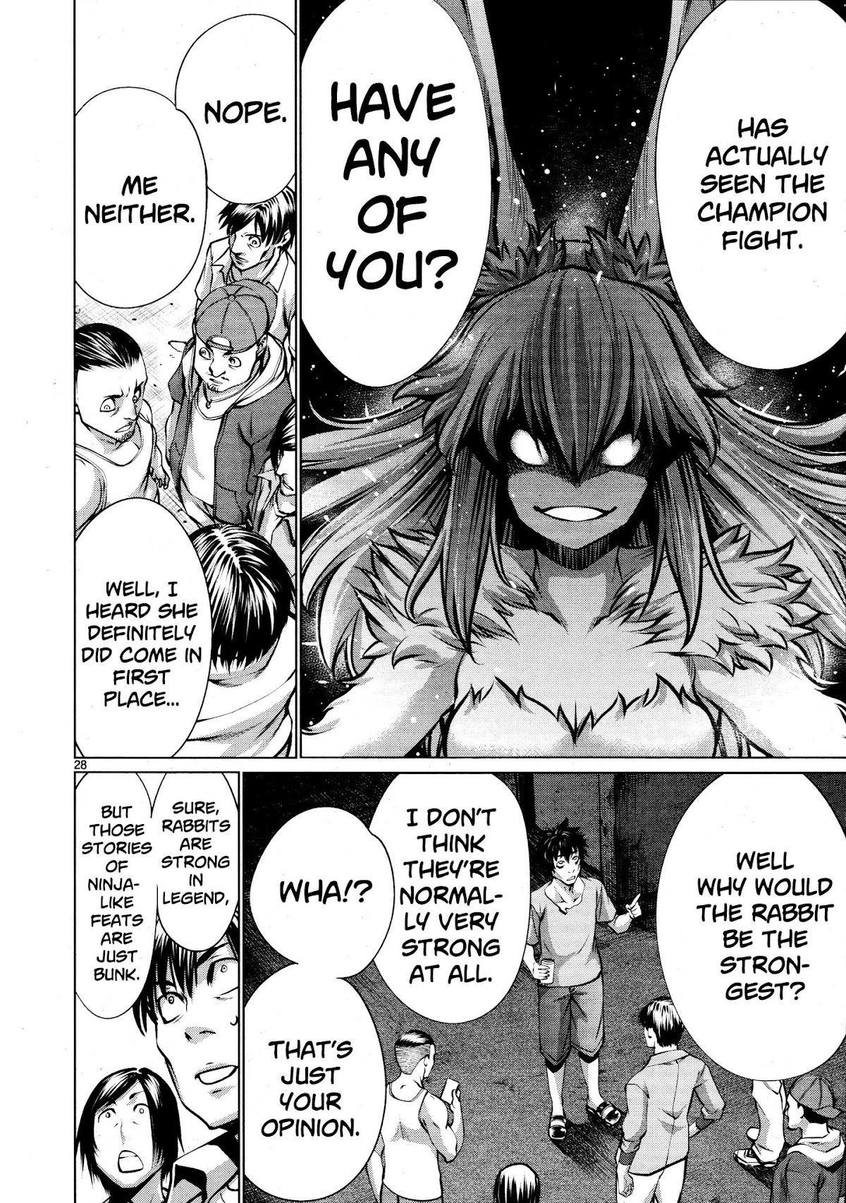 Killing Bites Chapter 72 page 28 - Chapter 72: "It Was You Who Saved Hitomi"