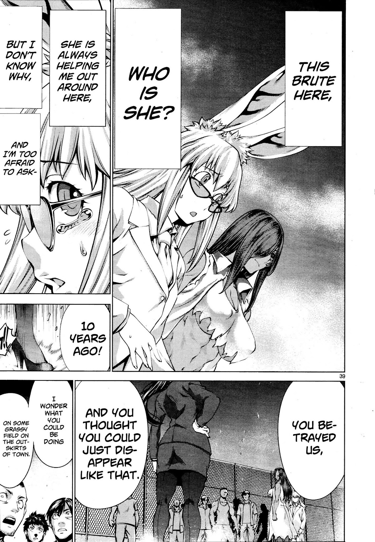 Killing Bites Chapter 72 page 37 - Chapter 72: "It Was You Who Saved Hitomi"