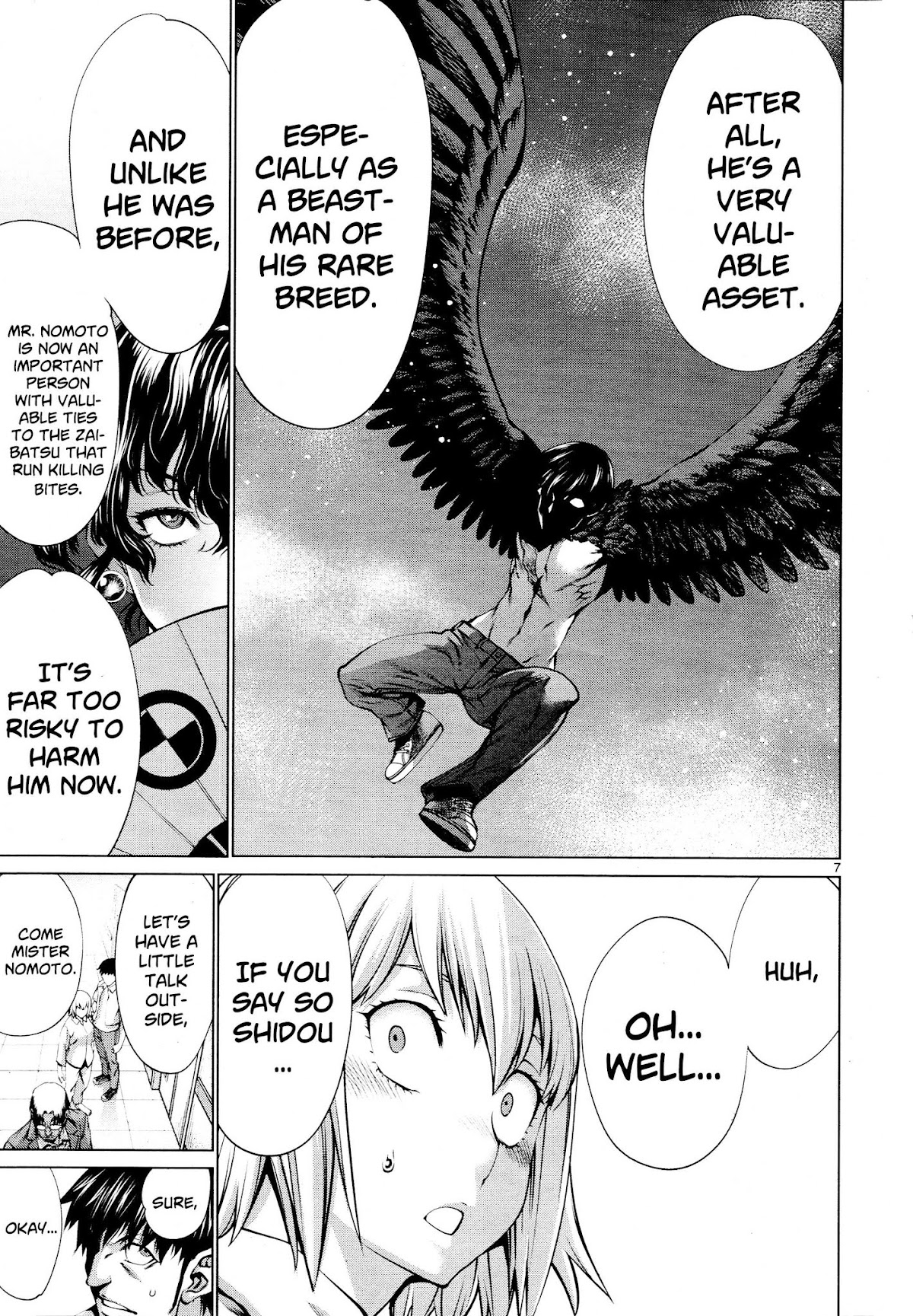 Killing Bites Chapter 72 page 8 - Chapter 72: "It Was You Who Saved Hitomi"