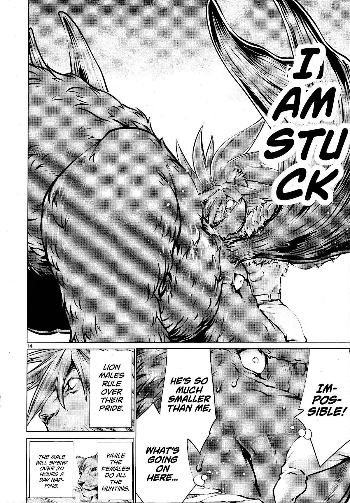 Killing Bites Chapter 74 page 12 - Chapter 74: "King of the Beasts"