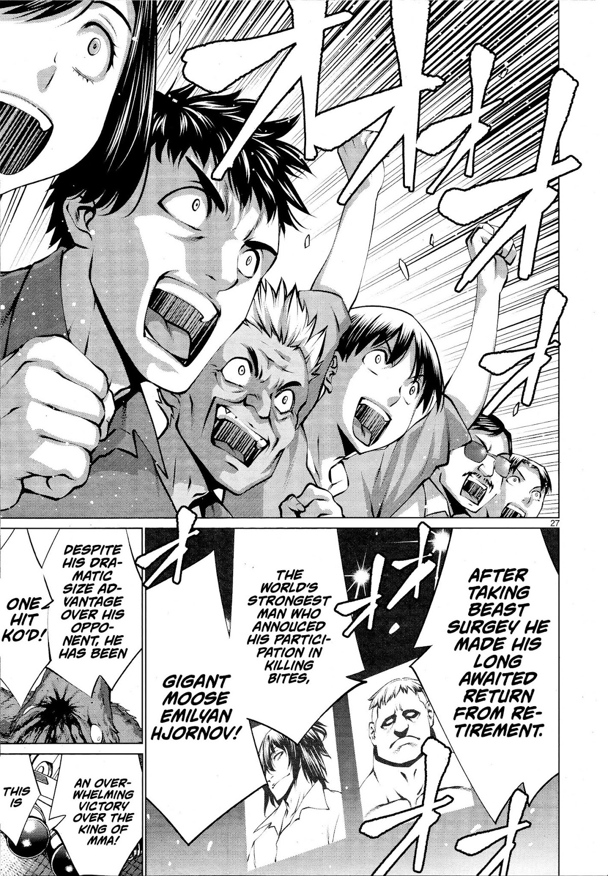 Killing Bites Chapter 74 page 24 - Chapter 74: "King of the Beasts"