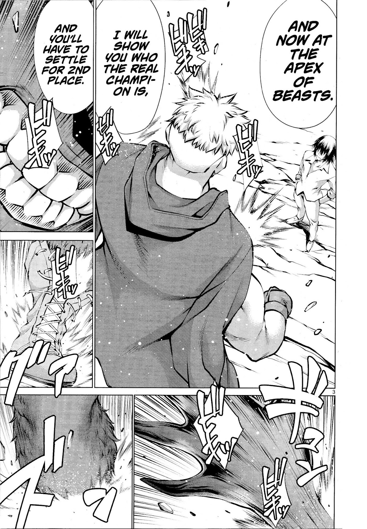 Killing Bites Chapter 74 page 3 - Chapter 74: "King of the Beasts"
