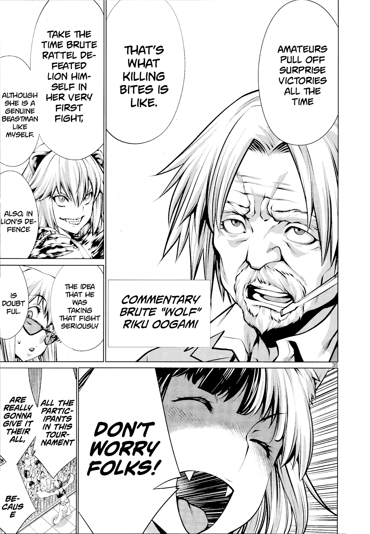 Killing Bites Chapter 74 page 31 - Chapter 74: "King of the Beasts"