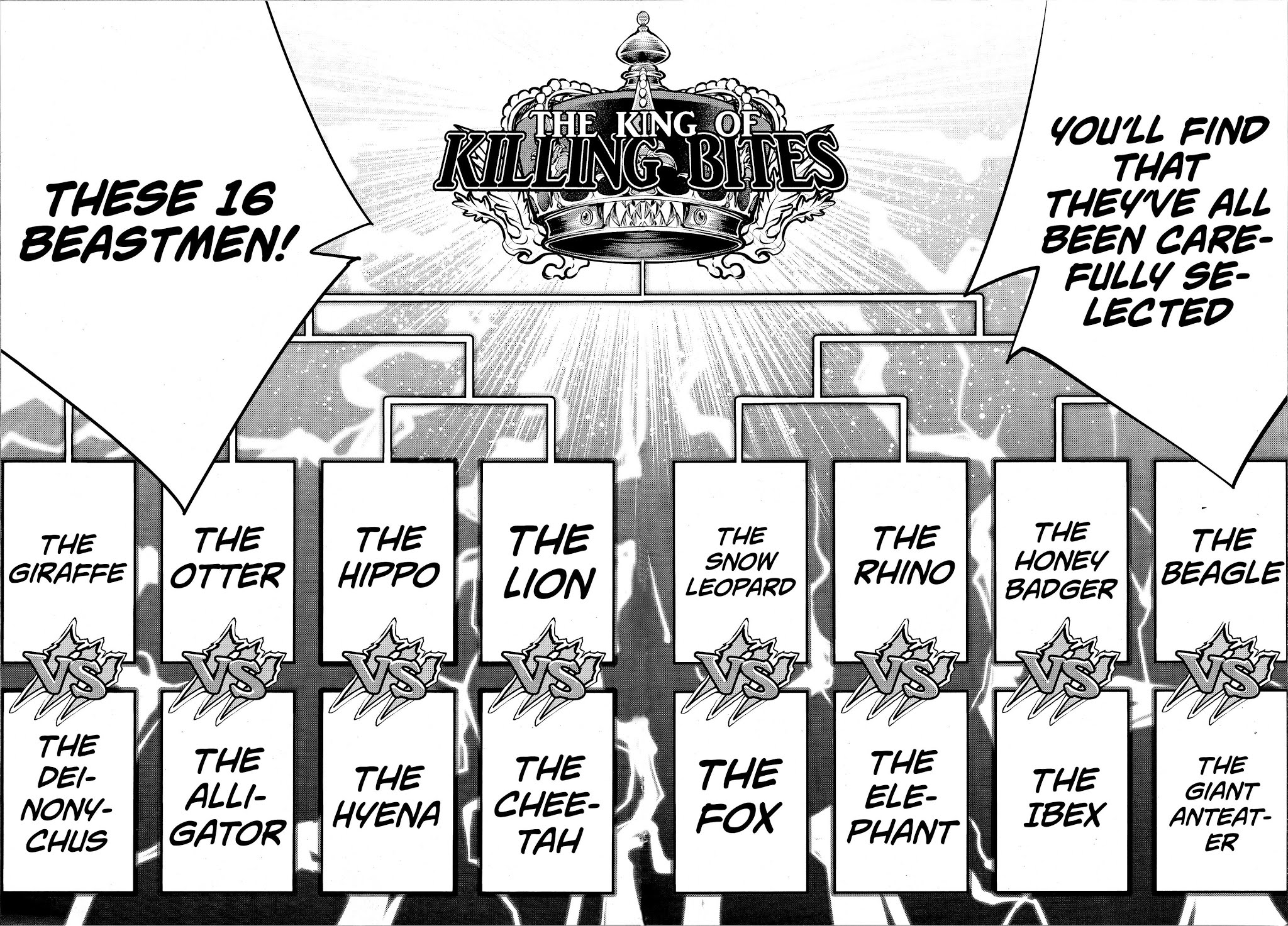 Killing Bites Chapter 74 page 34 - Chapter 74: "King of the Beasts"
