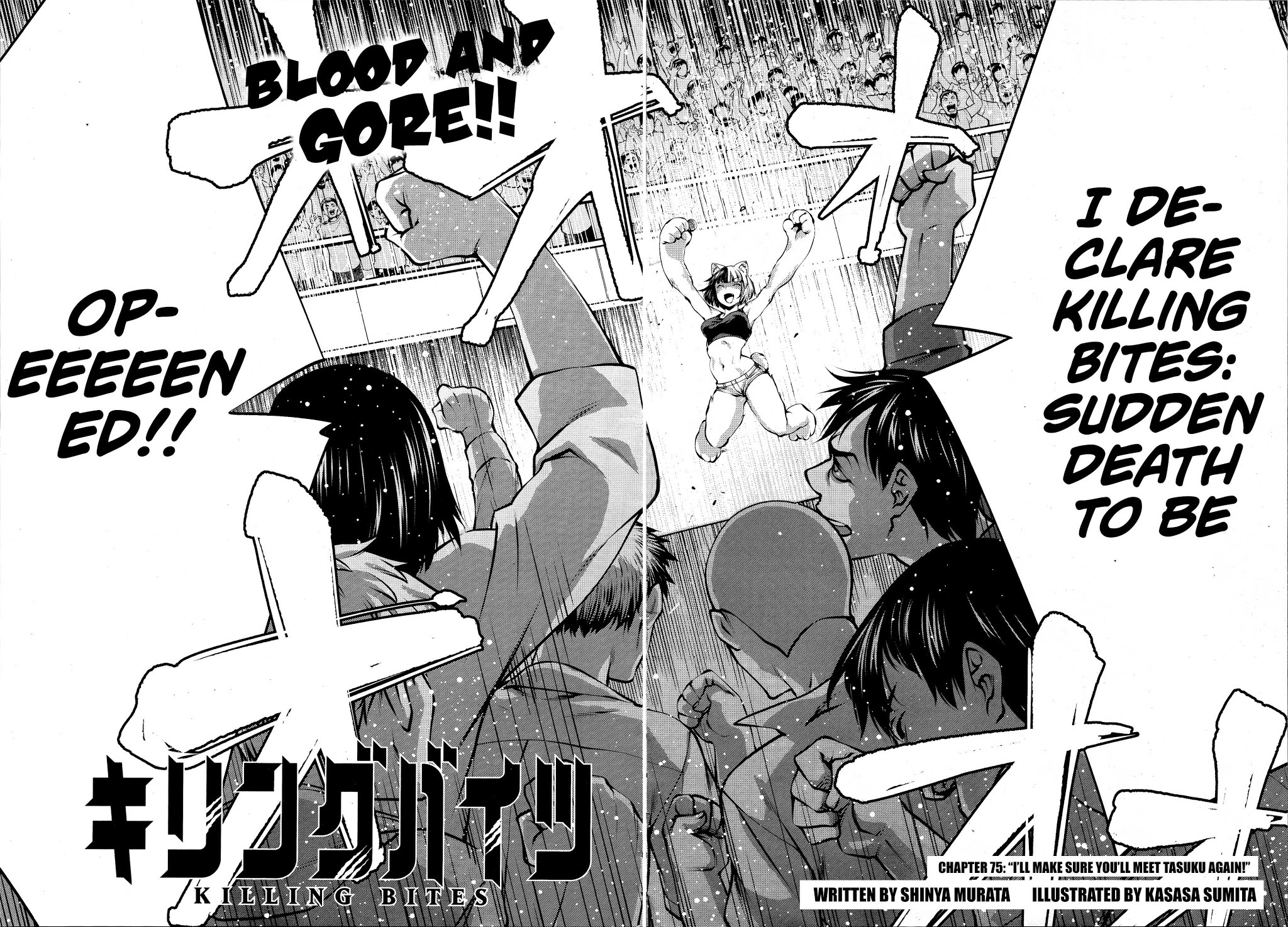 Killing Bites Chapter 75 page 2 - Chapter 75: "I'll Make Sure You’ll See Tasuku Again!"
