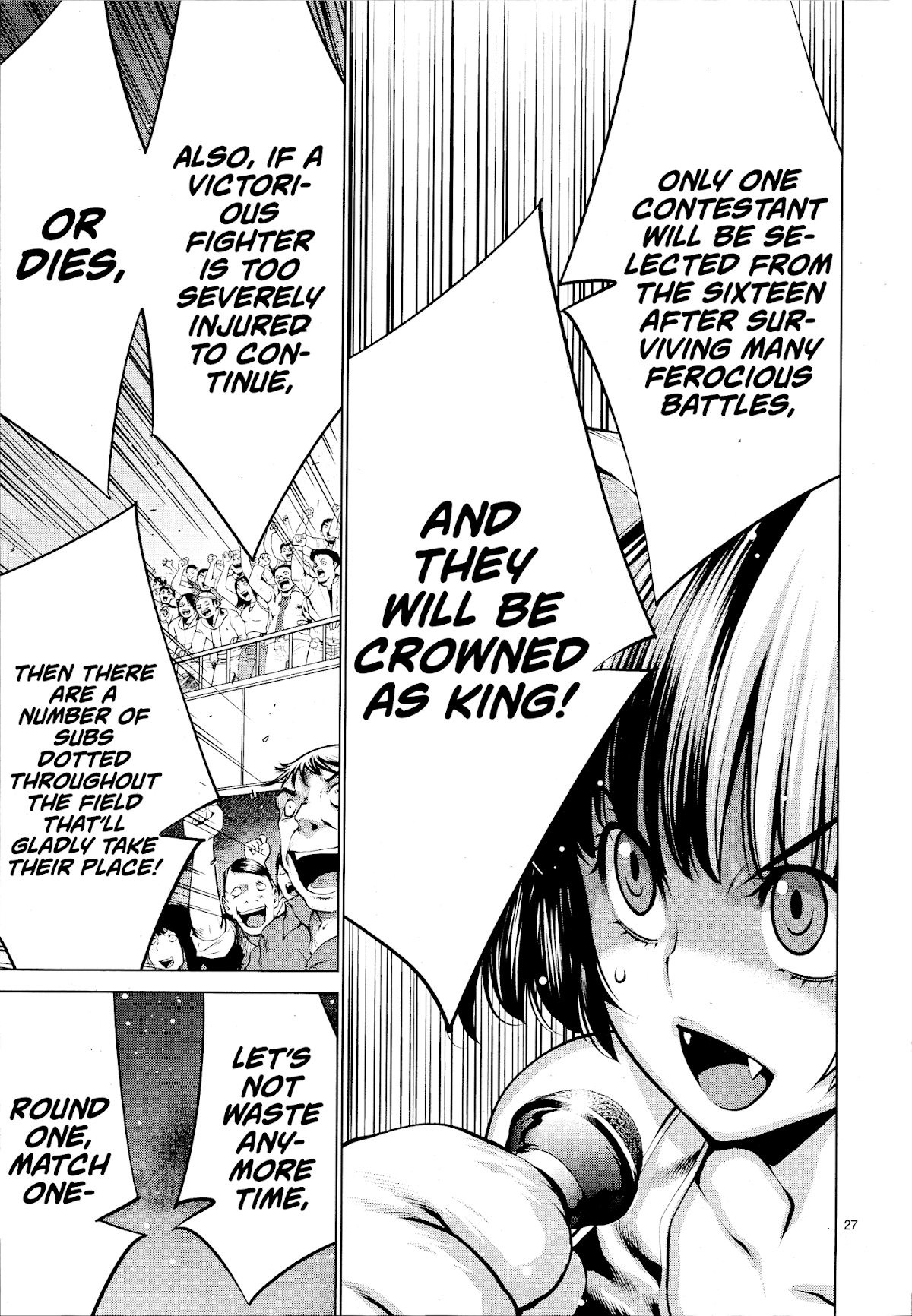 Killing Bites Chapter 75 page 25 - Chapter 75: "I'll Make Sure You’ll See Tasuku Again!"