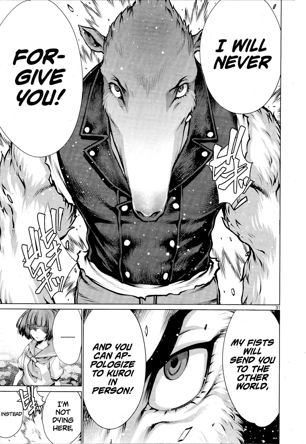 Killing Bites Chapter 75 page 29 - Chapter 75: "I'll Make Sure You’ll See Tasuku Again!"