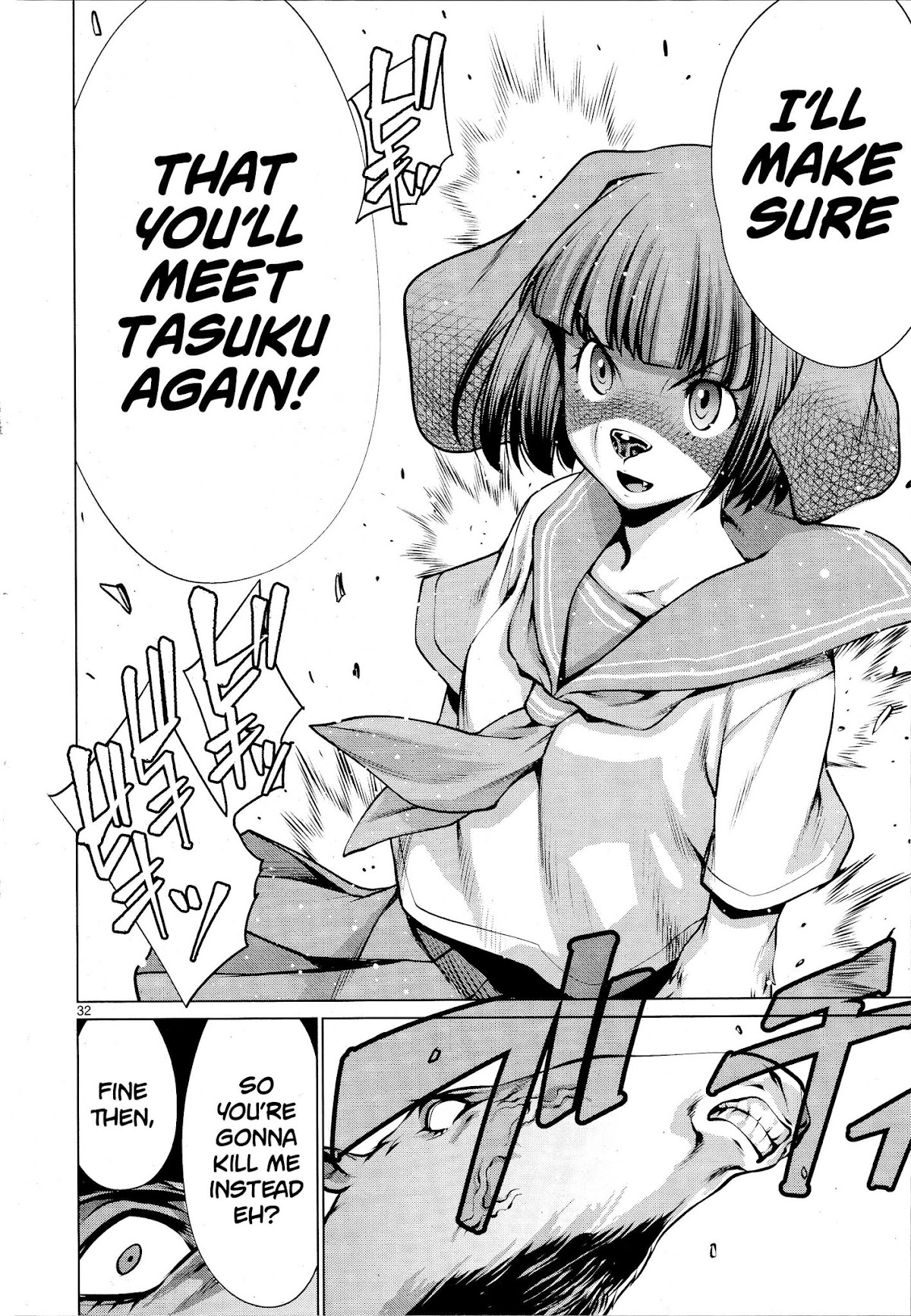 Killing Bites Chapter 75 page 30 - Chapter 75: "I'll Make Sure You’ll See Tasuku Again!"
