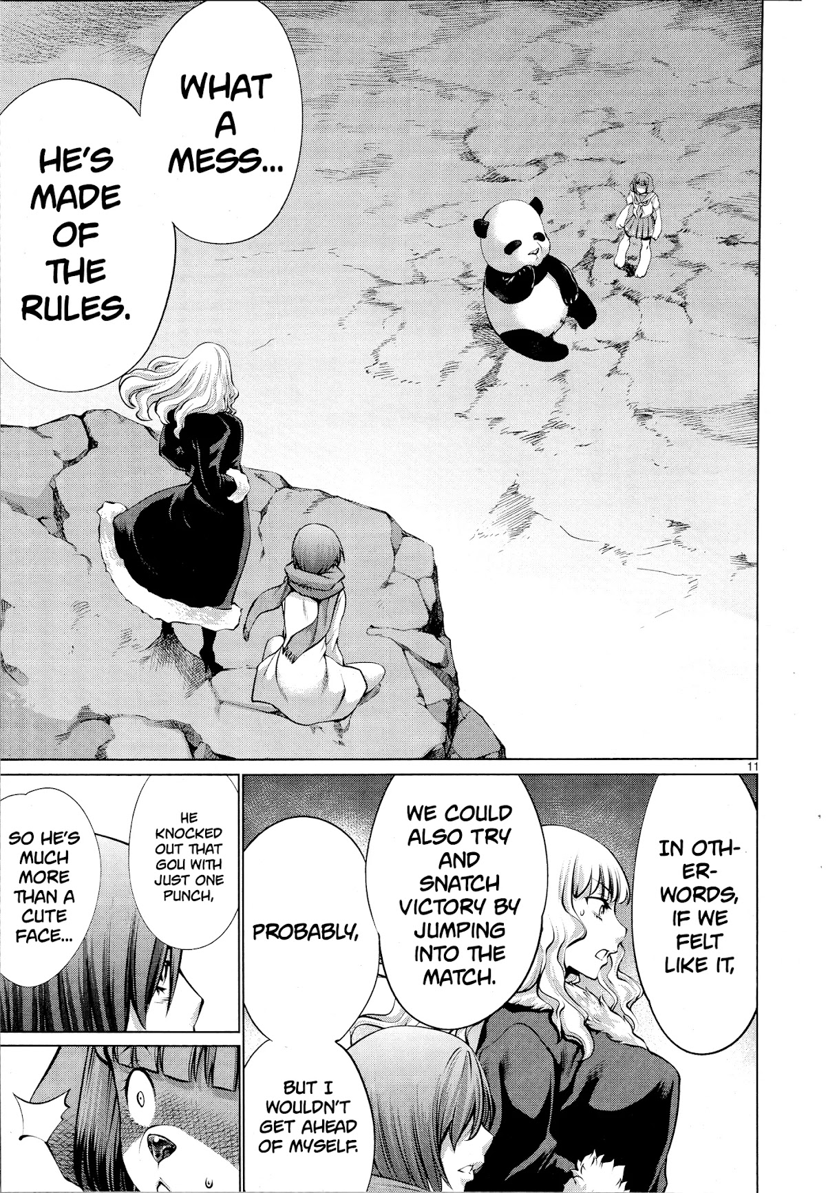 Killing Bites Chapter 76 page 11 - Chapter 76: "You're Cuter and Stronger Than He Is"