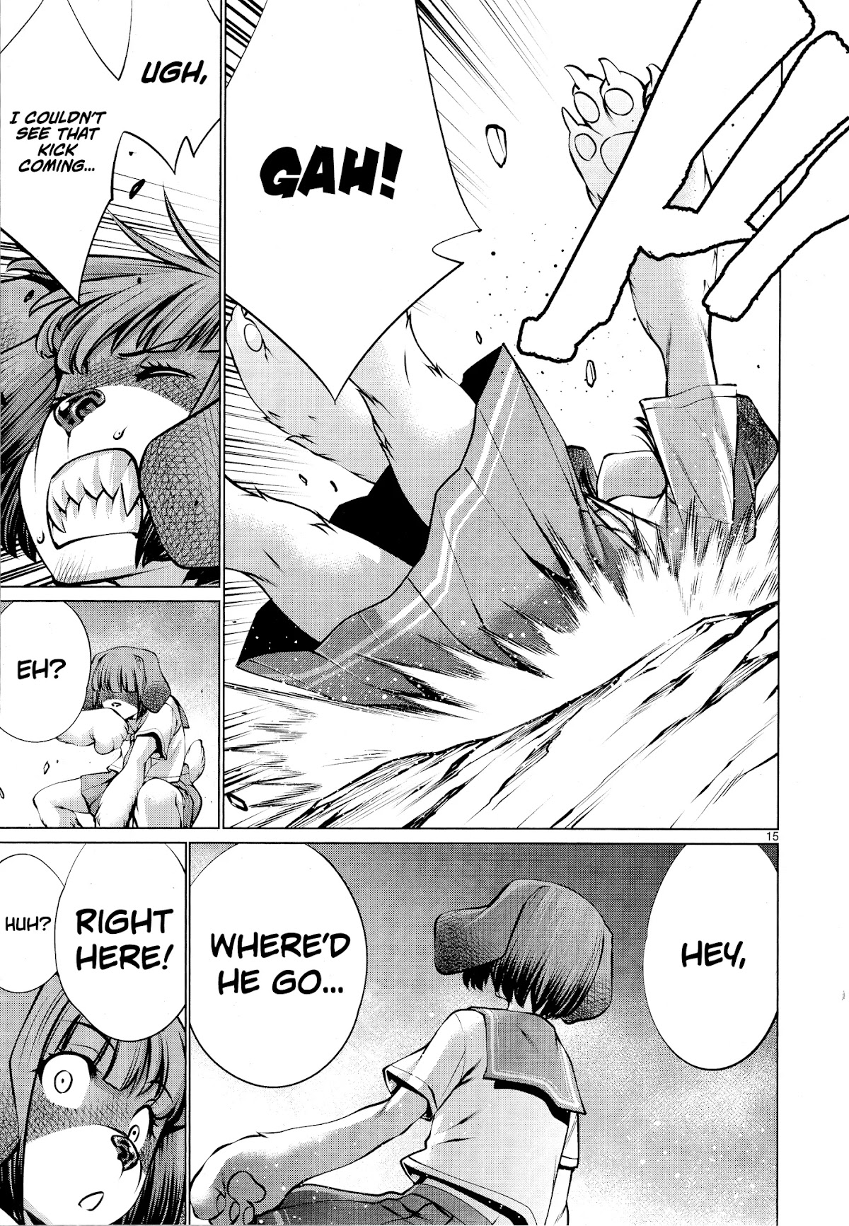 Killing Bites Chapter 76 page 15 - Chapter 76: "You're Cuter and Stronger Than He Is"