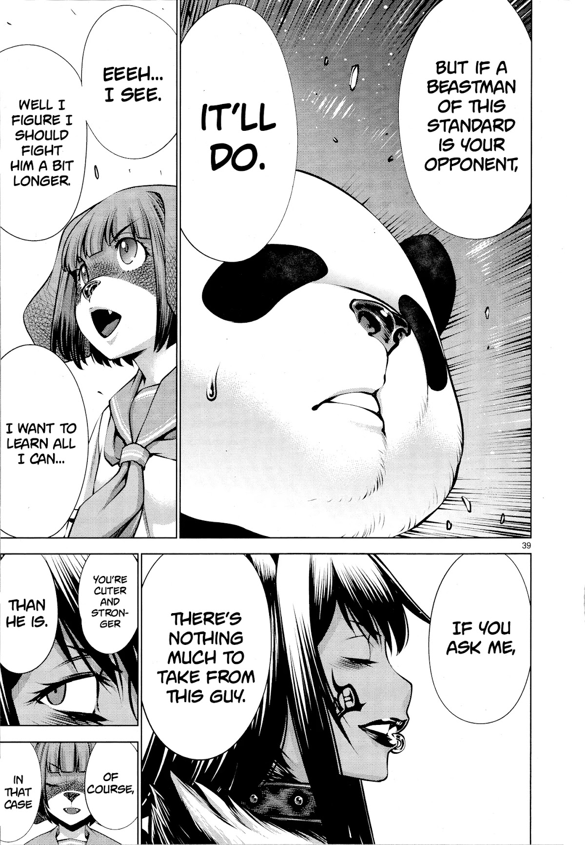 Killing Bites Chapter 76 page 36 - Chapter 76: "You're Cuter and Stronger Than He Is"