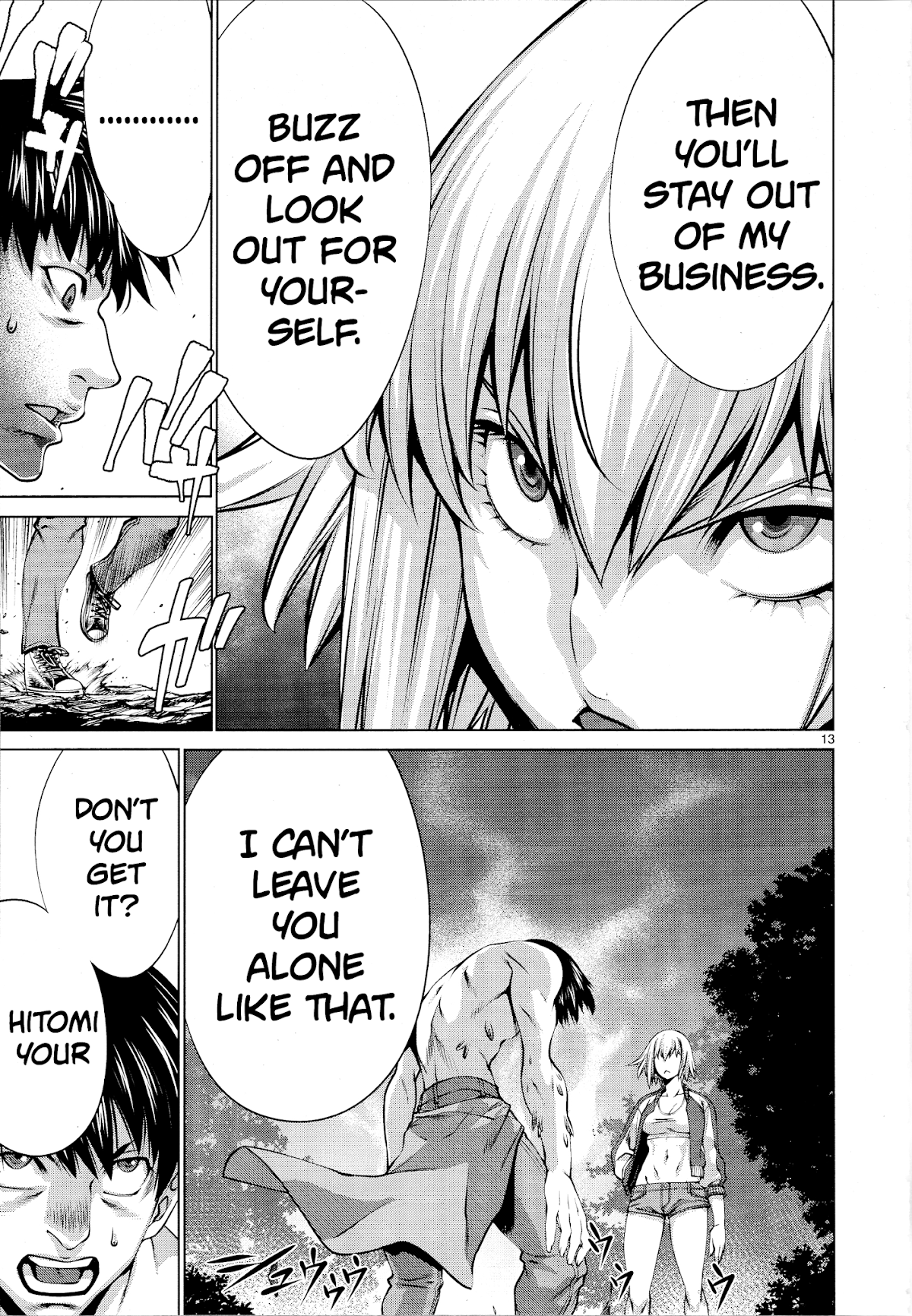 Killing Bites Chapter 77 page 14 - Chapter 77: "'I Won't Die' Is Never a Guarentee"