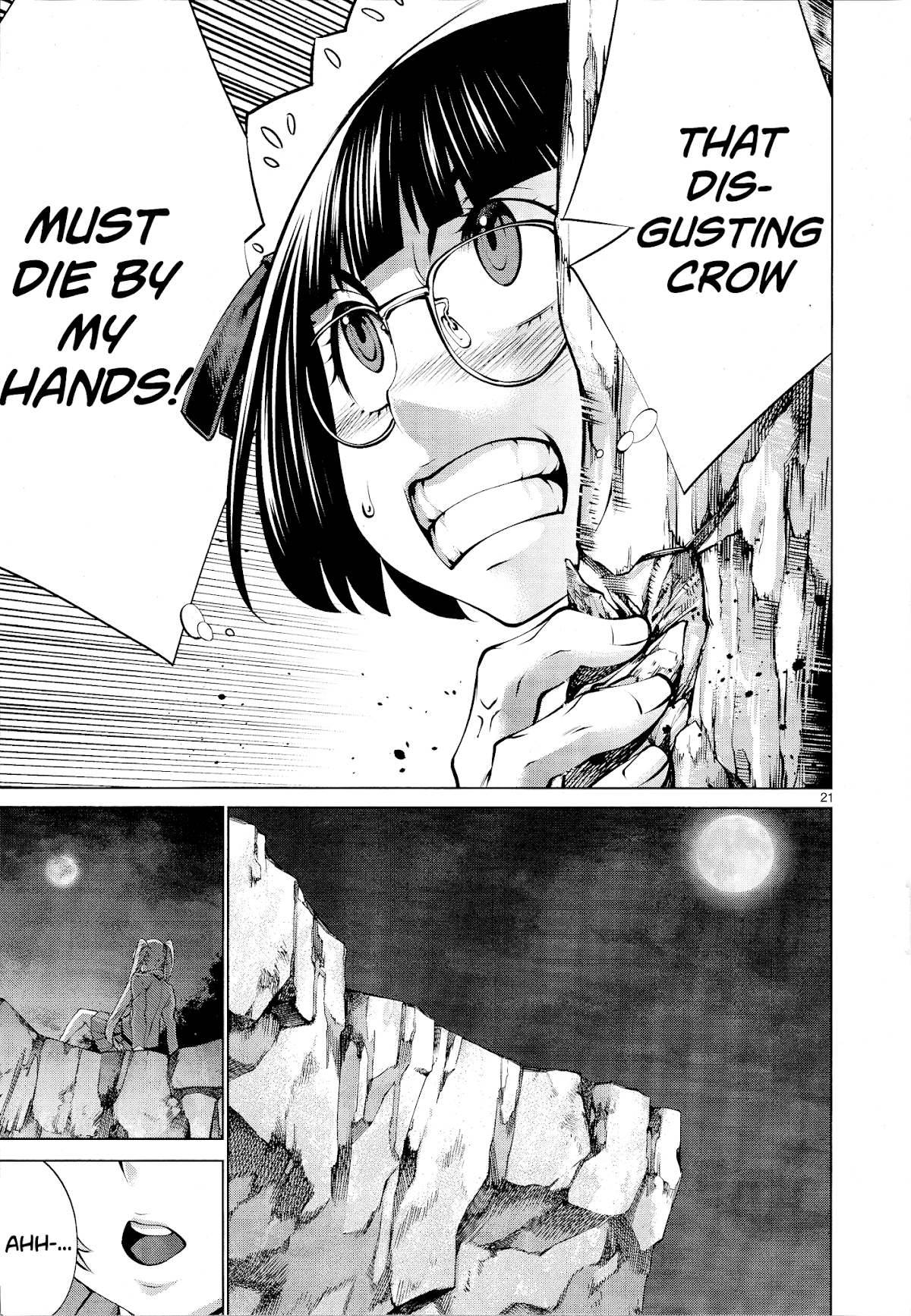 Killing Bites Chapter 77 page 21 - Chapter 77: "'I Won't Die' Is Never a Guarentee"