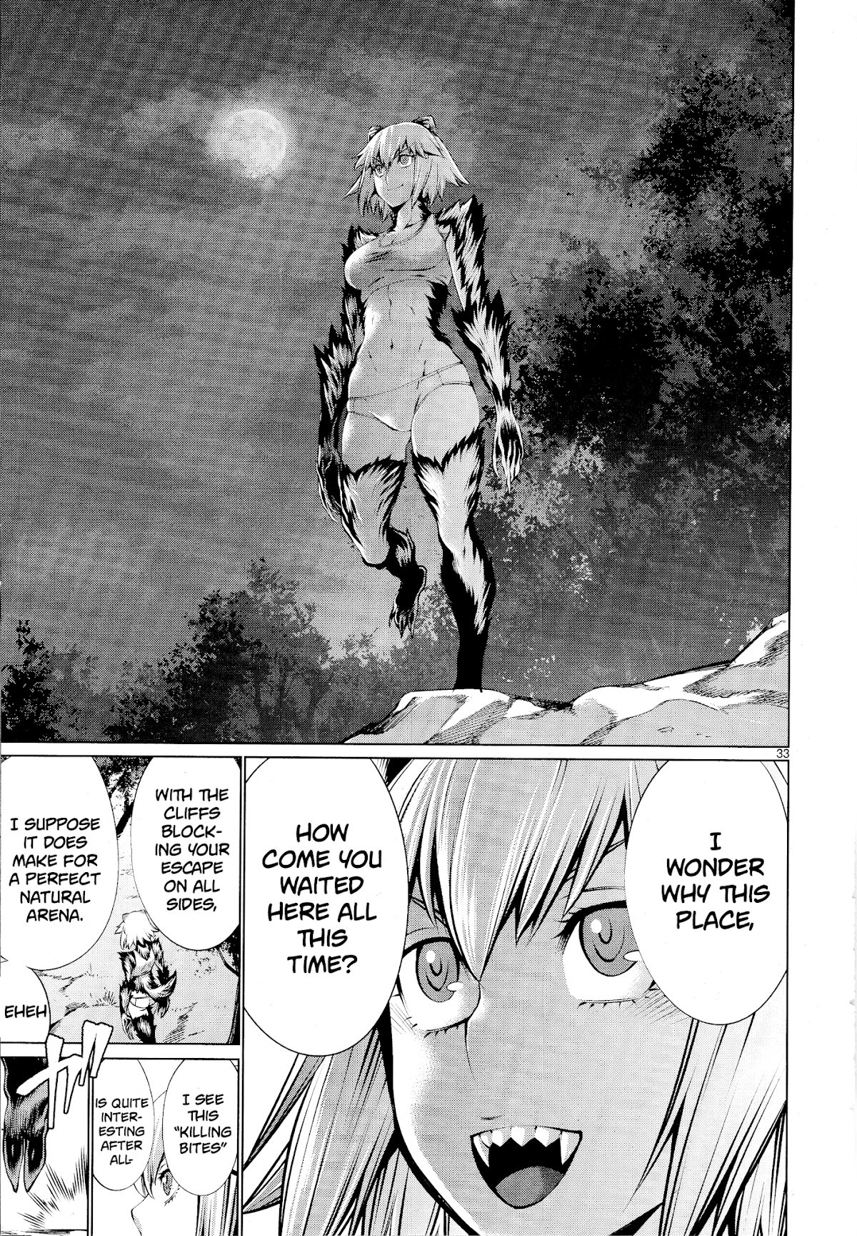 Killing Bites Chapter 77 page 32 - Chapter 77: "'I Won't Die' Is Never a Guarentee"