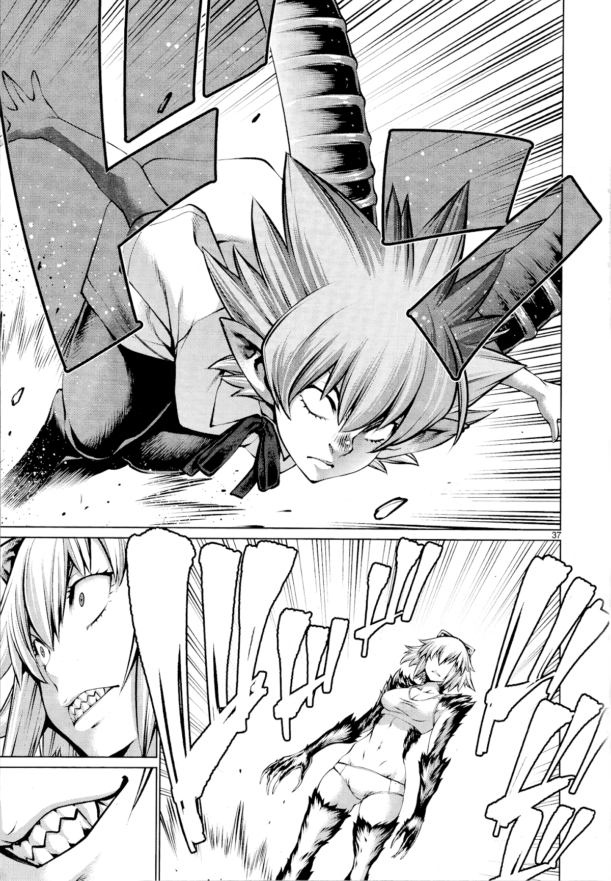 Killing Bites Chapter 77 page 36 - Chapter 77: "'I Won't Die' Is Never a Guarentee"