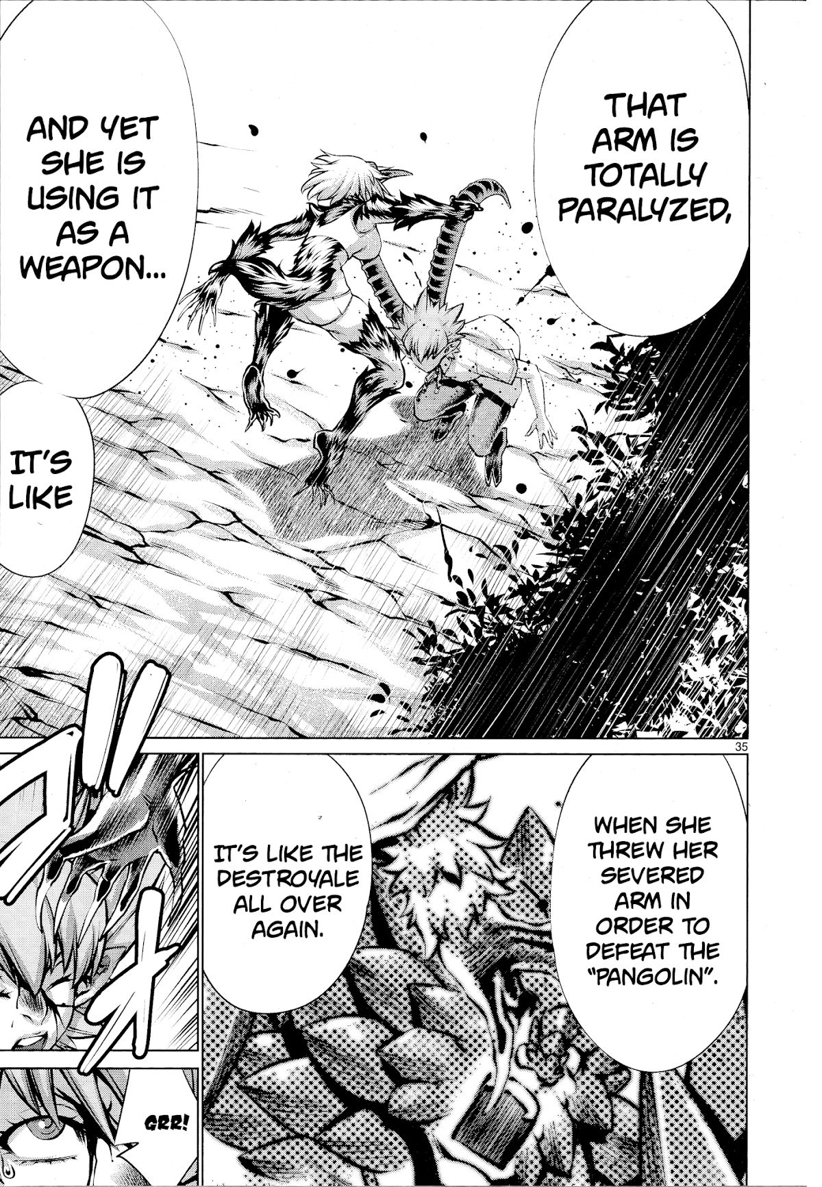 Killing Bites Chapter 78 page 34 - Chapter 78: "I Want To Go Back"