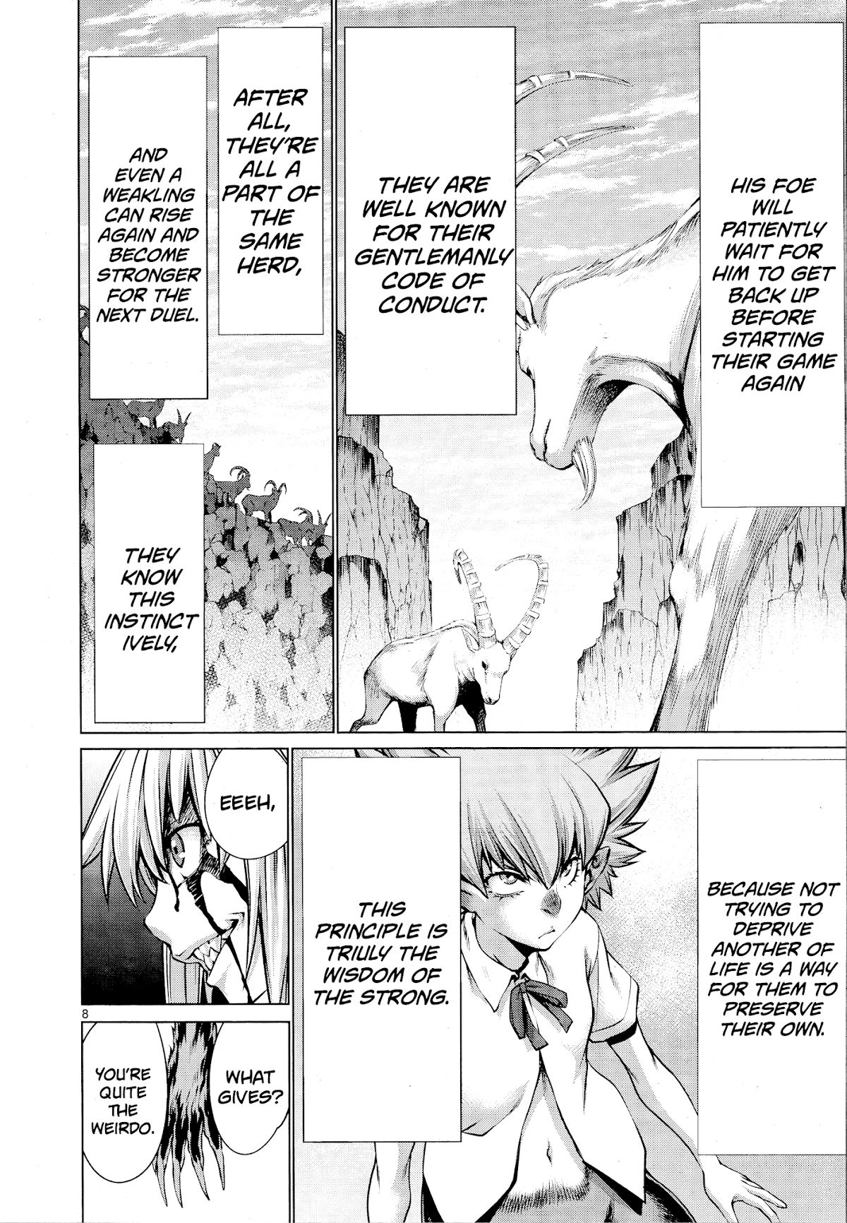 Killing Bites Chapter 78 page 8 - Chapter 78: "I Want To Go Back"