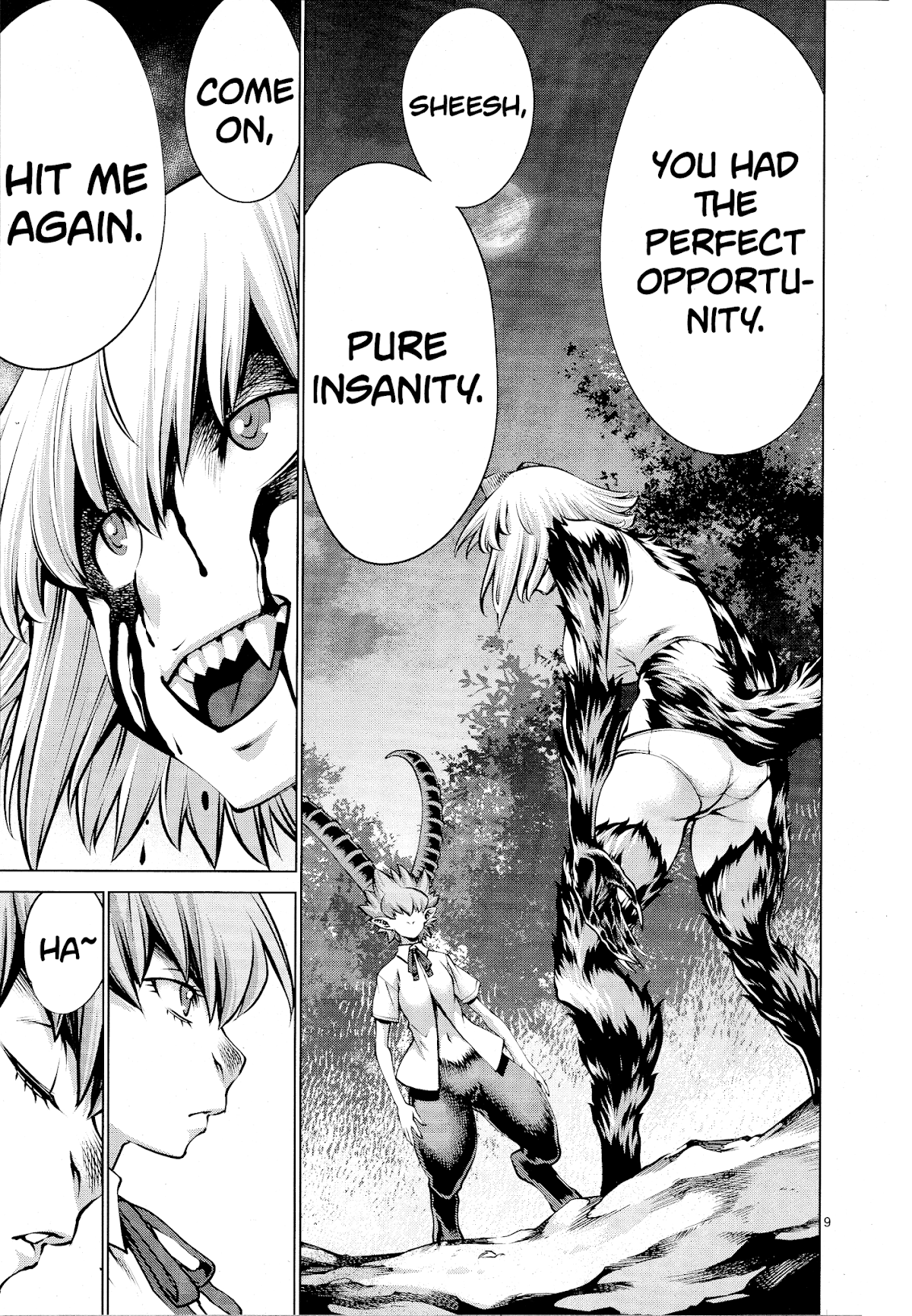 Killing Bites Chapter 78 page 9 - Chapter 78: "I Want To Go Back"