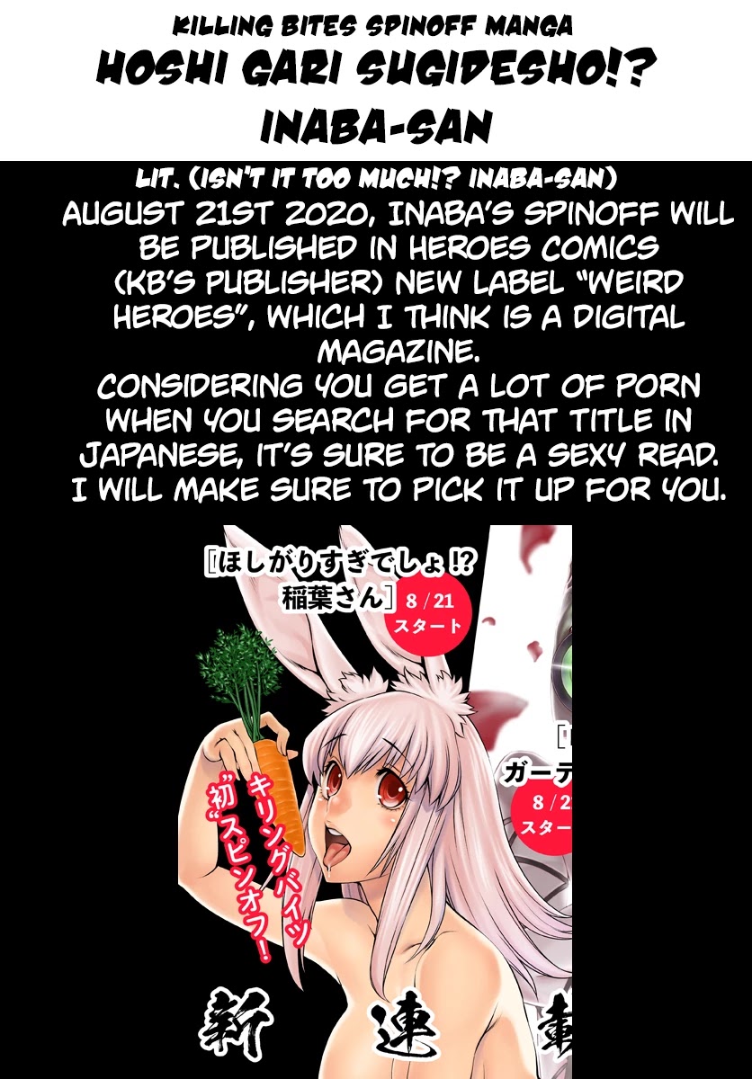 Killing Bites Chapter 79 page 37 - Chapter 79: "I'm Of the Same Opinion"